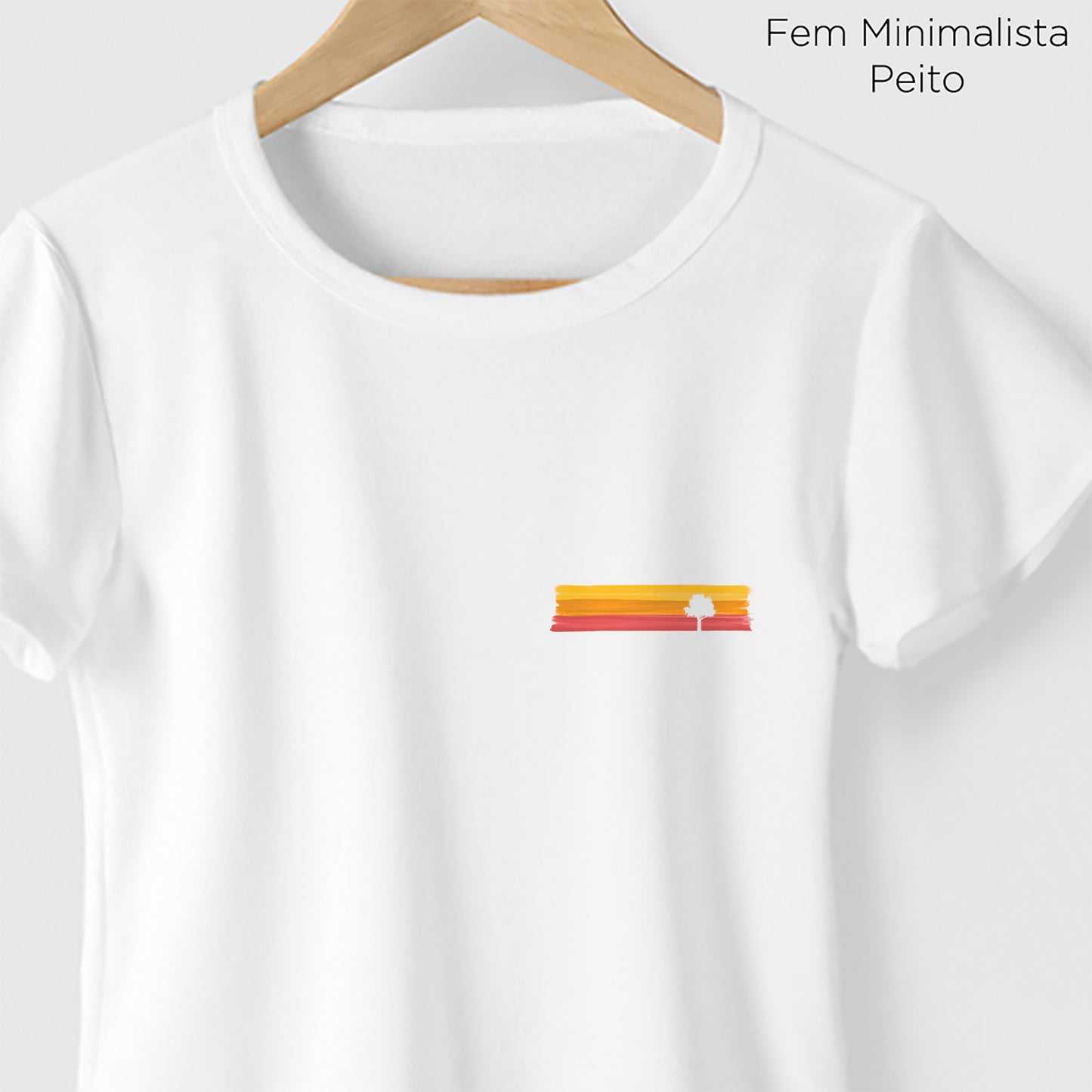 Camiseta Amazônia LISTRAS DE TINTA - BRANCO - cód 1153