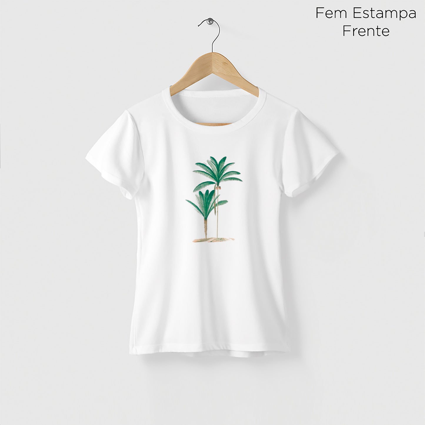 Camiseta Amazônia AÇAIZEIRO - BRANCO - cód 1229