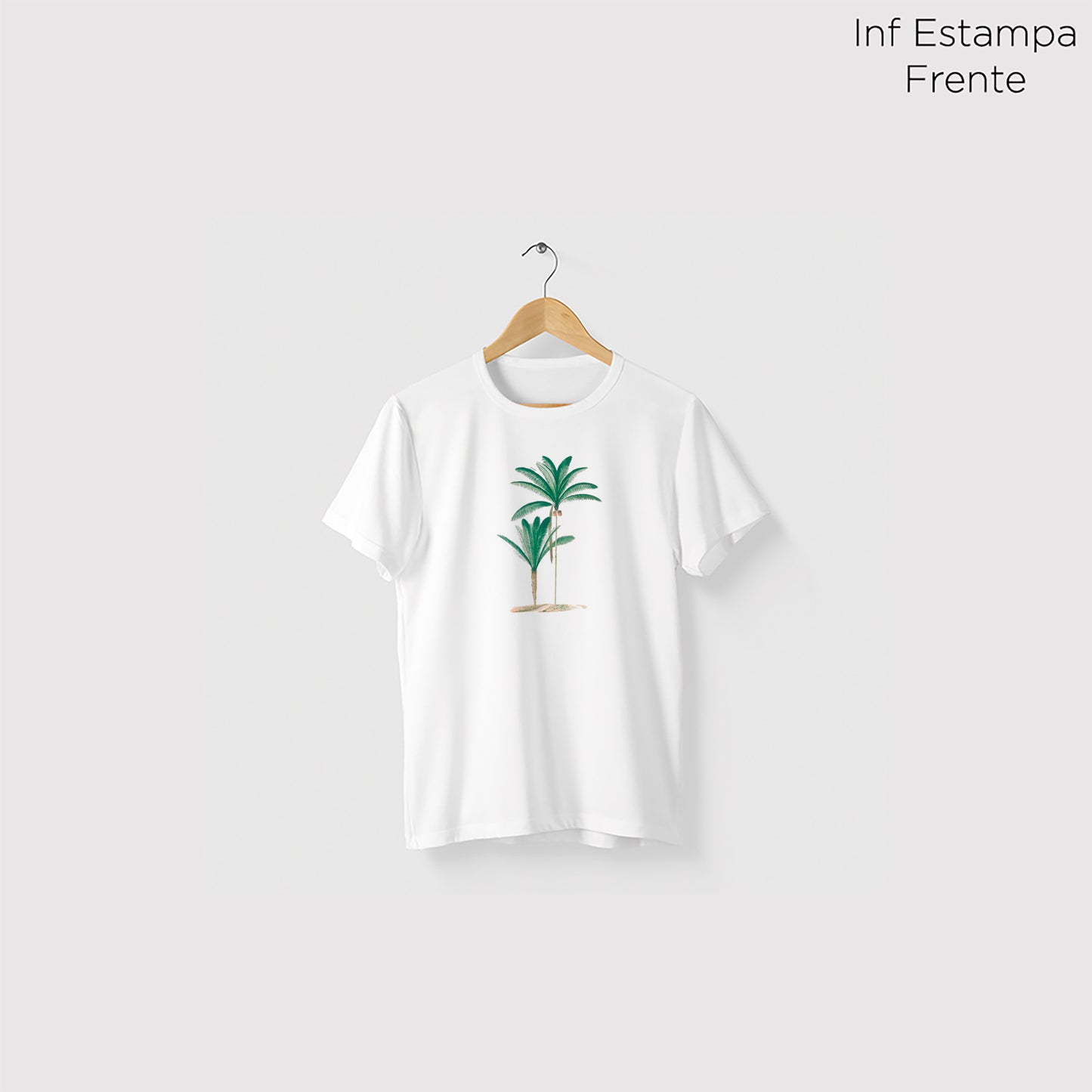 Camiseta Amazônia AÇAIZEIRO - BRANCO - cód 1229