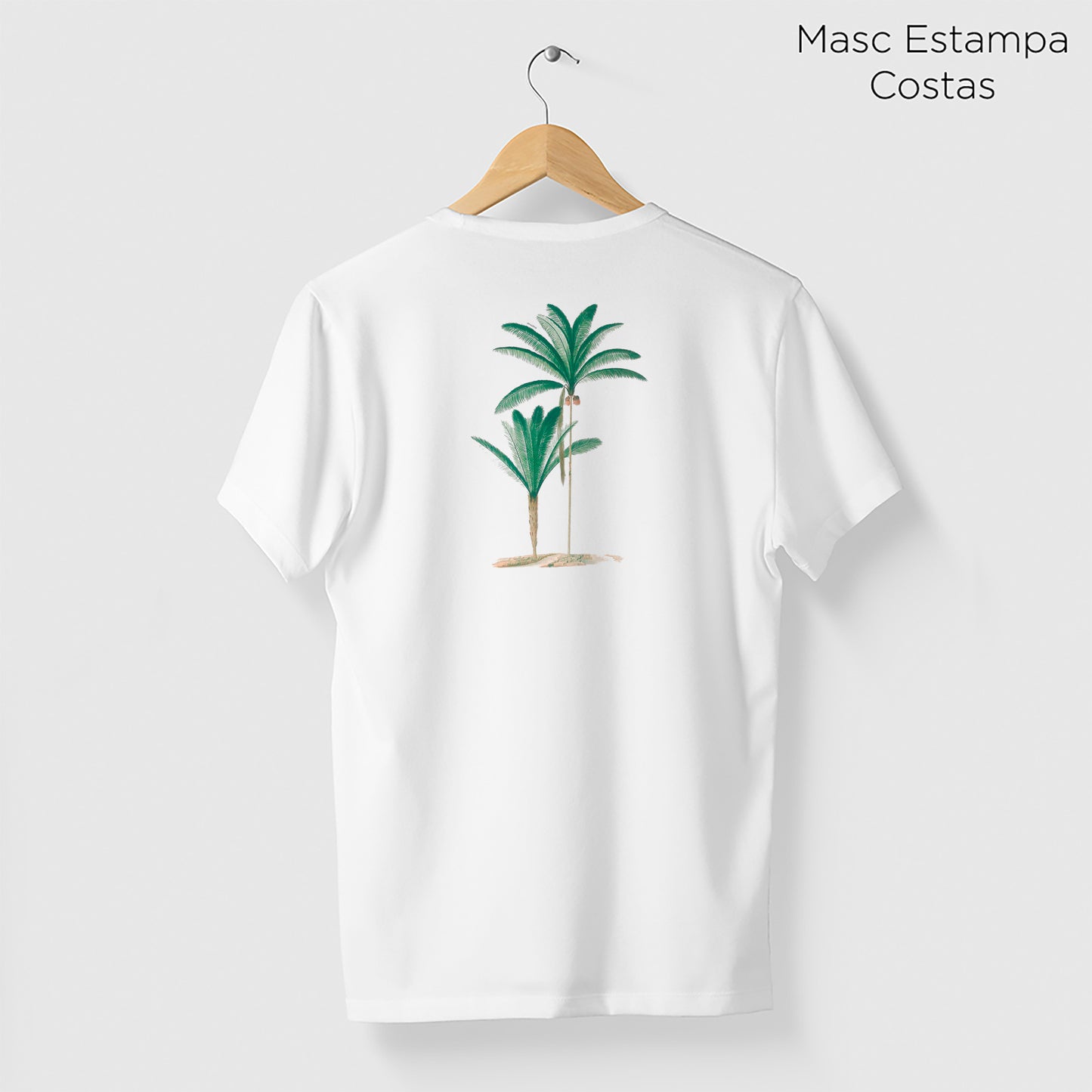 Camiseta Amazônia AÇAIZEIRO - BRANCO - cód 1229
