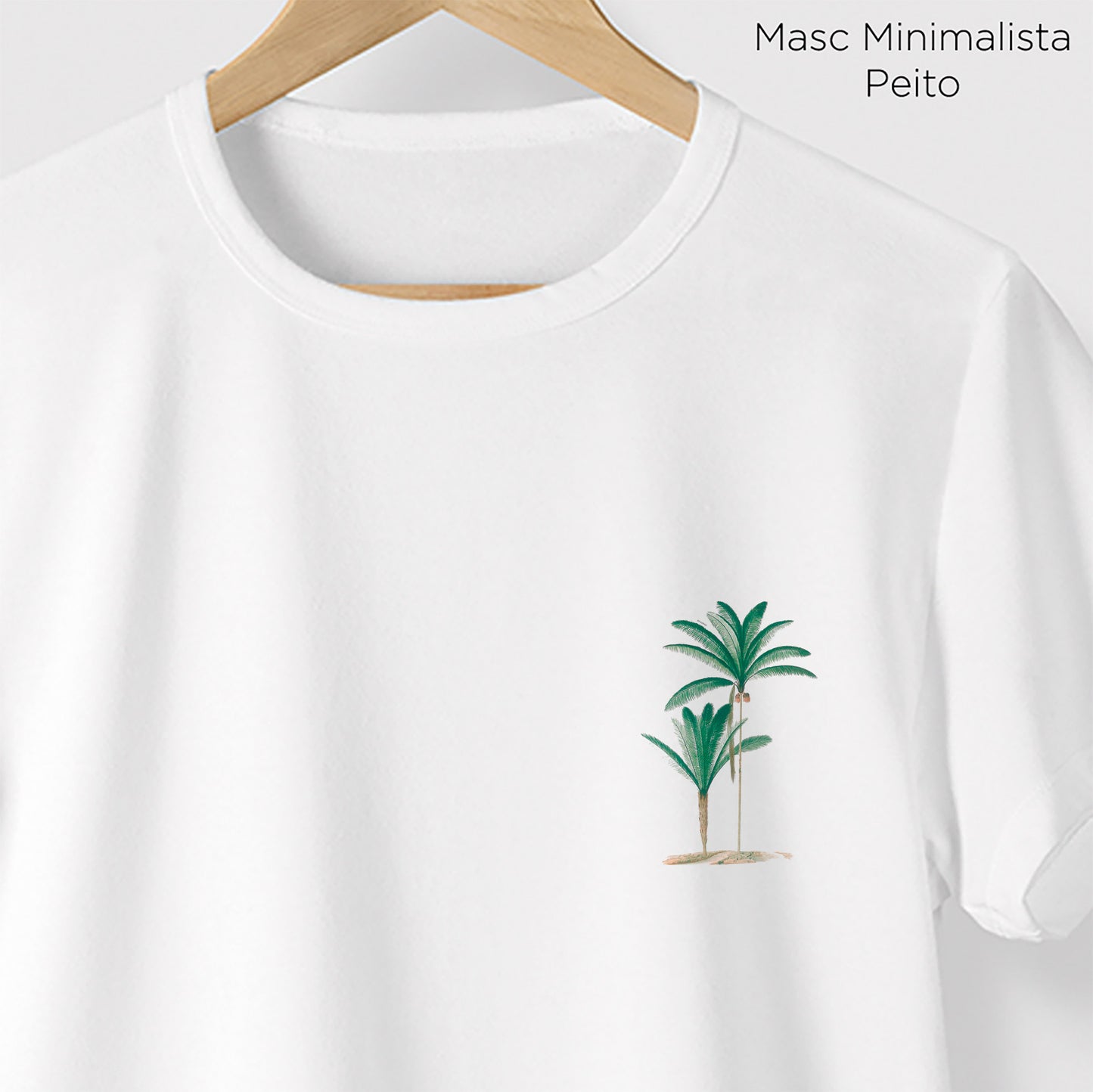 Camiseta Amazônia AÇAIZEIRO - BRANCO - cód 1229