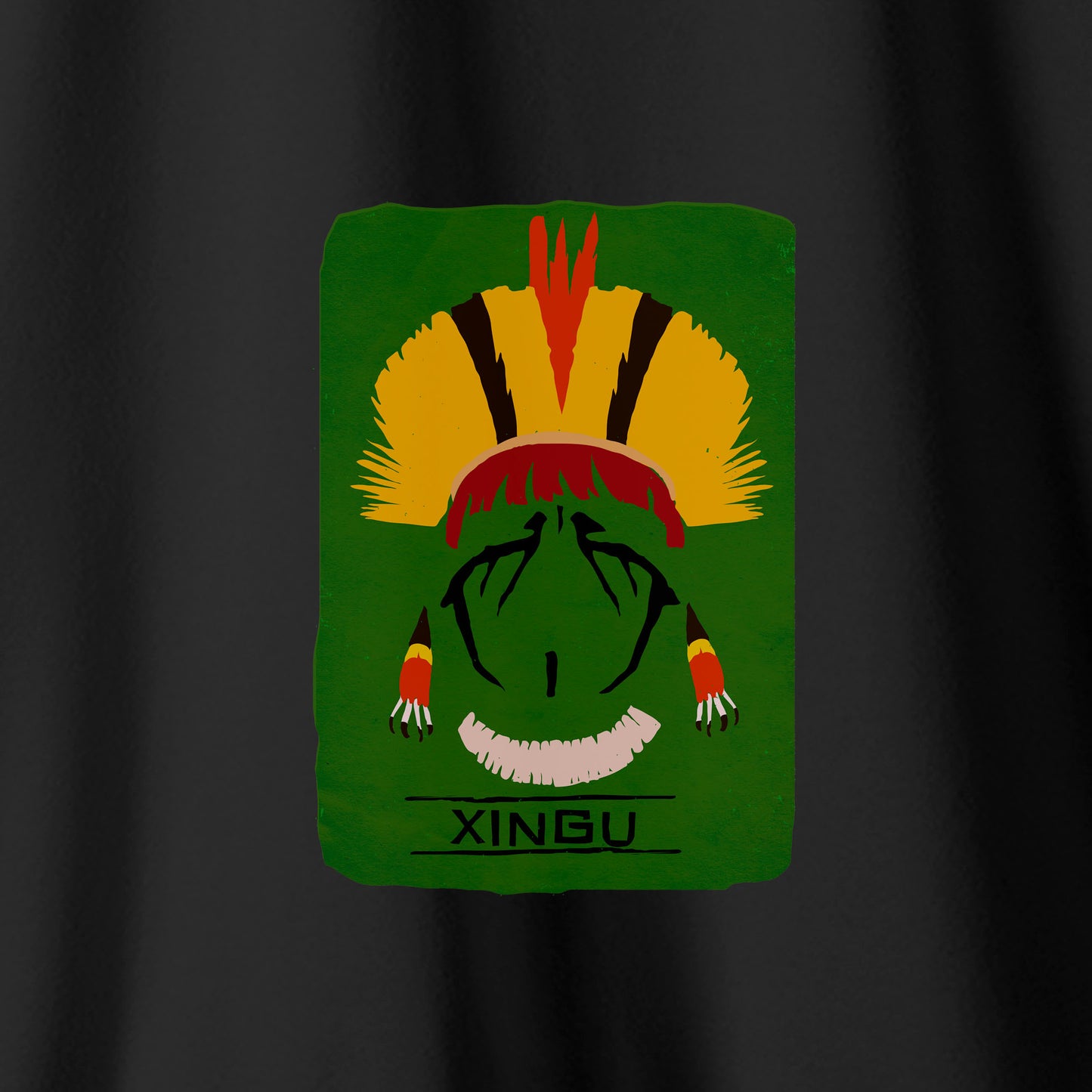 Camiseta Amazônia ORIGENS XINGU - PRETO - cód 10582