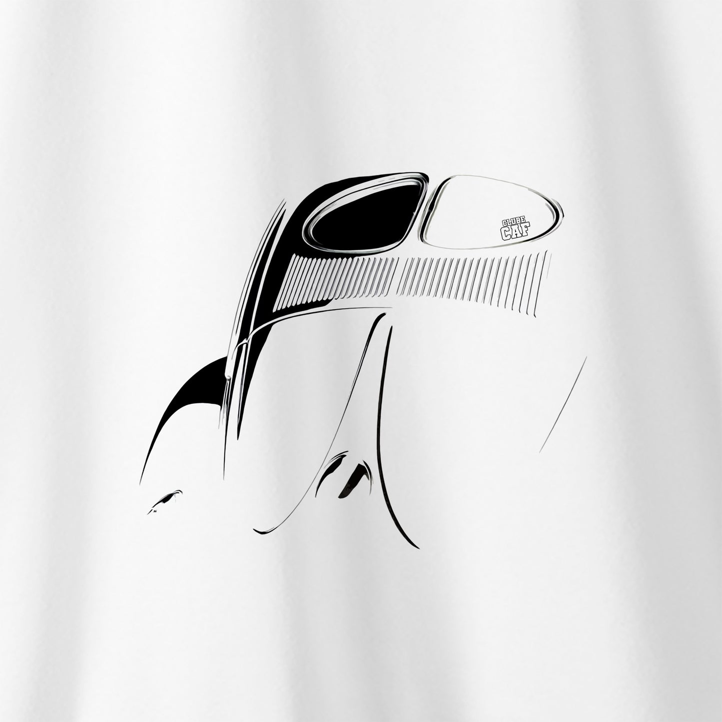 Camiseta Amazônia CAF FUSCA - BRANCO - cód caf0003