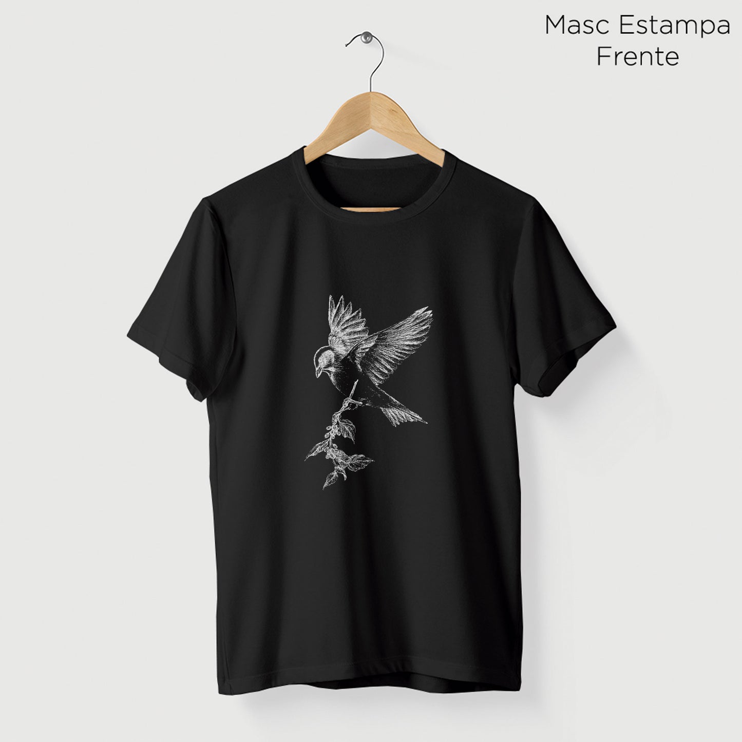 Camiseta Amazônia TRINCA-FERRO - PRETO - cód 10500