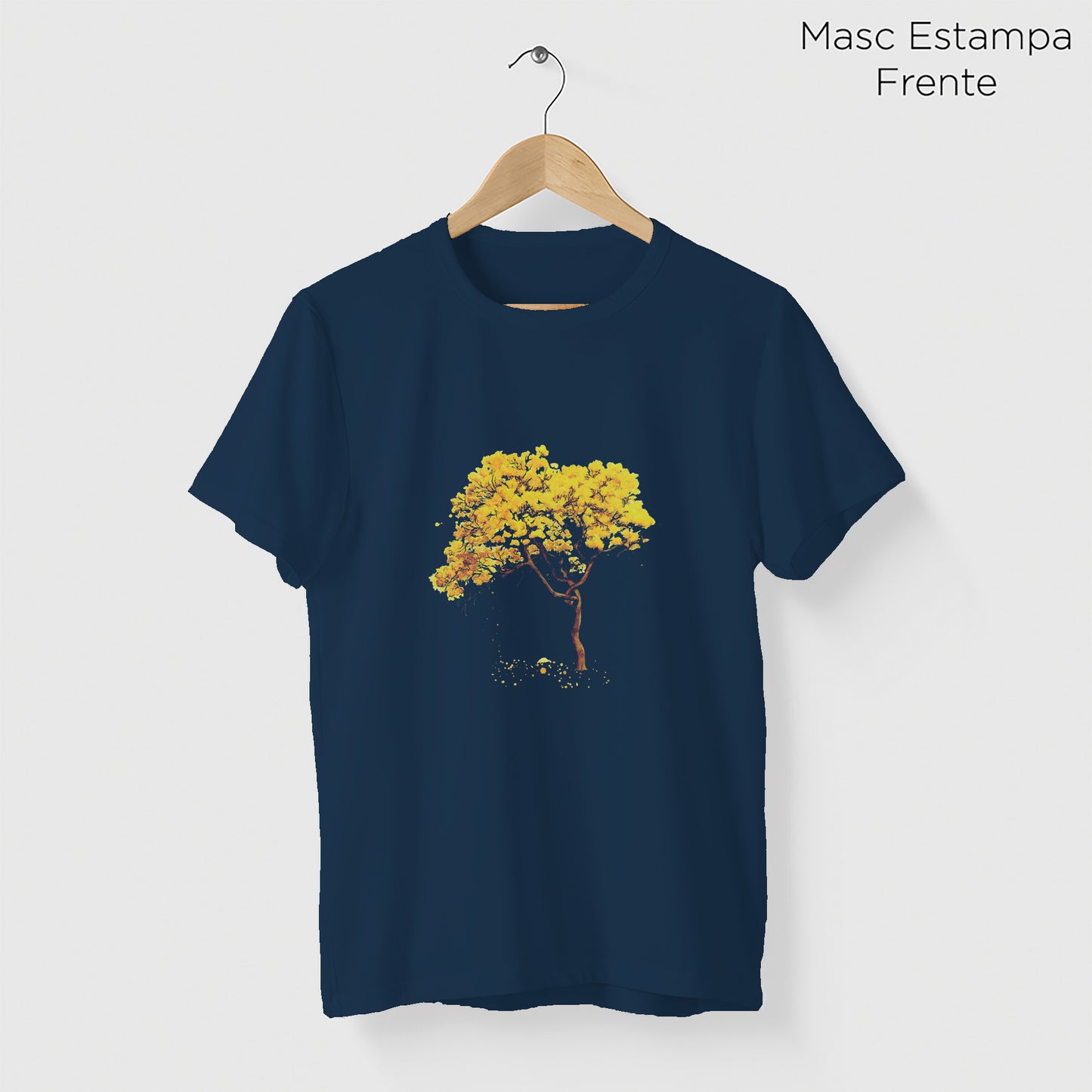 Camiseta Amazônia CORES IPÊ - AZUL - cód 10560