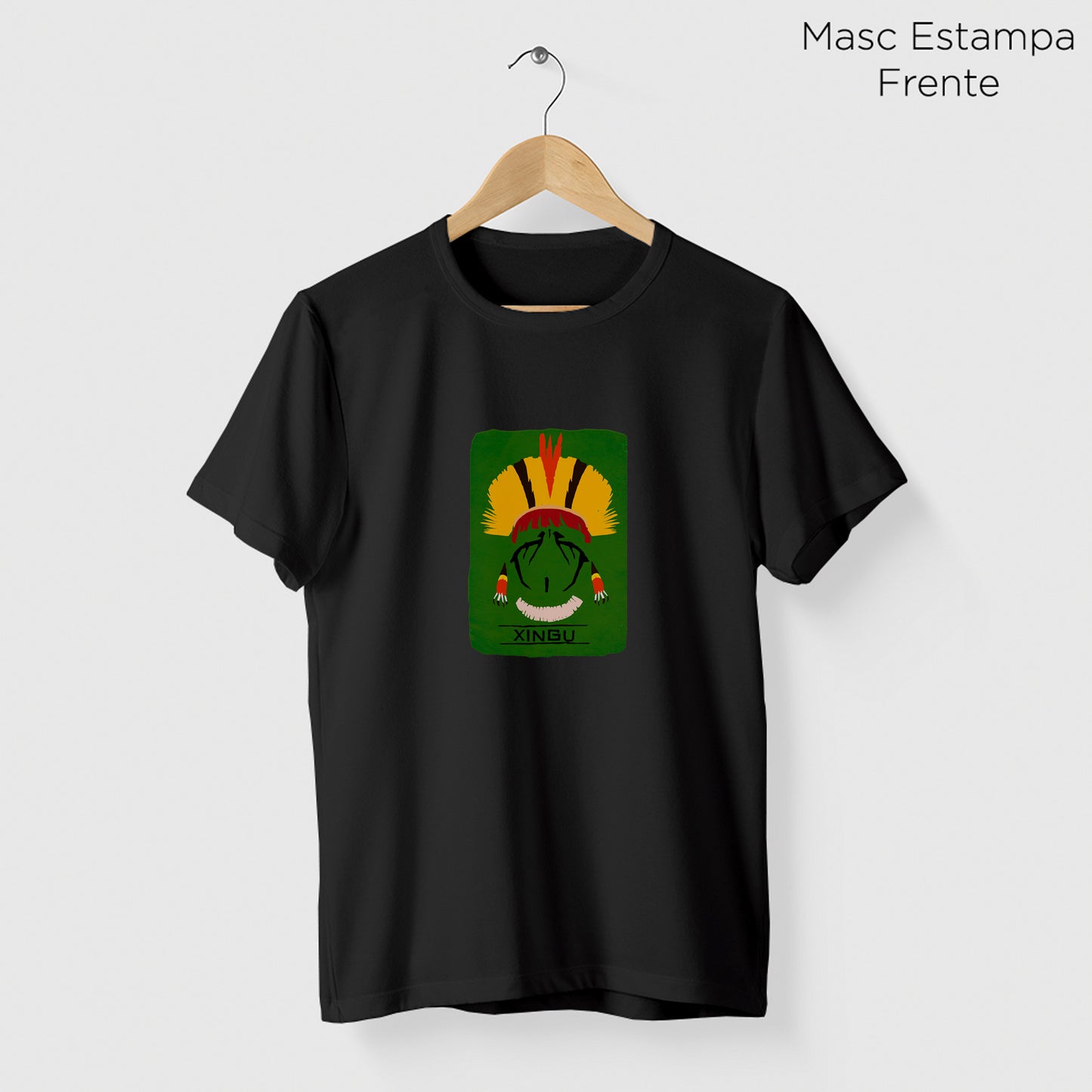 Camiseta Amazônia ORIGENS XINGU - PRETO - cód 10582