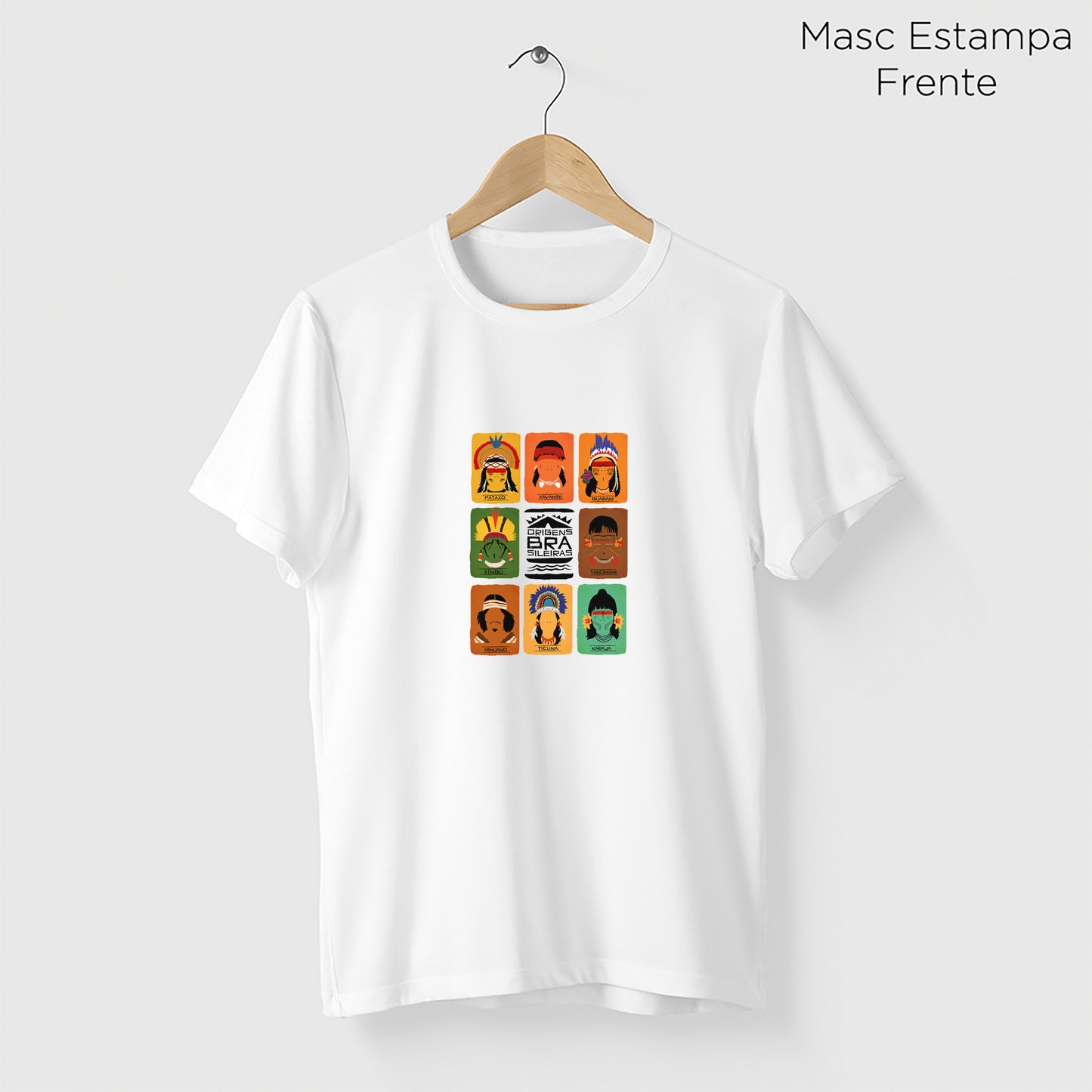 Camiseta Amazônia ORIGENS - BRANCO - cód 10584