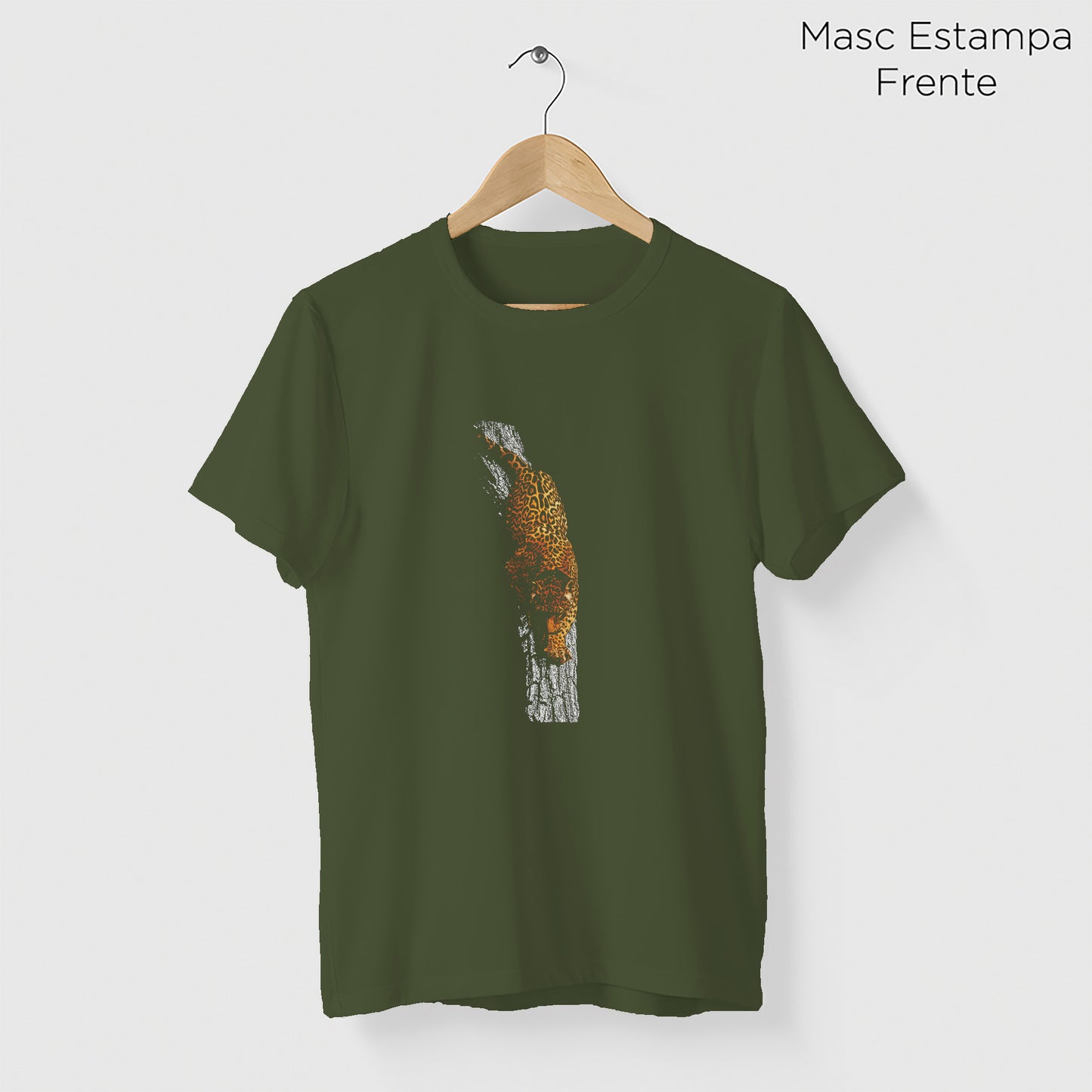Camiseta Amazônia ONÇARARA TRONCO - VERDE ESCURO - cód 2072
