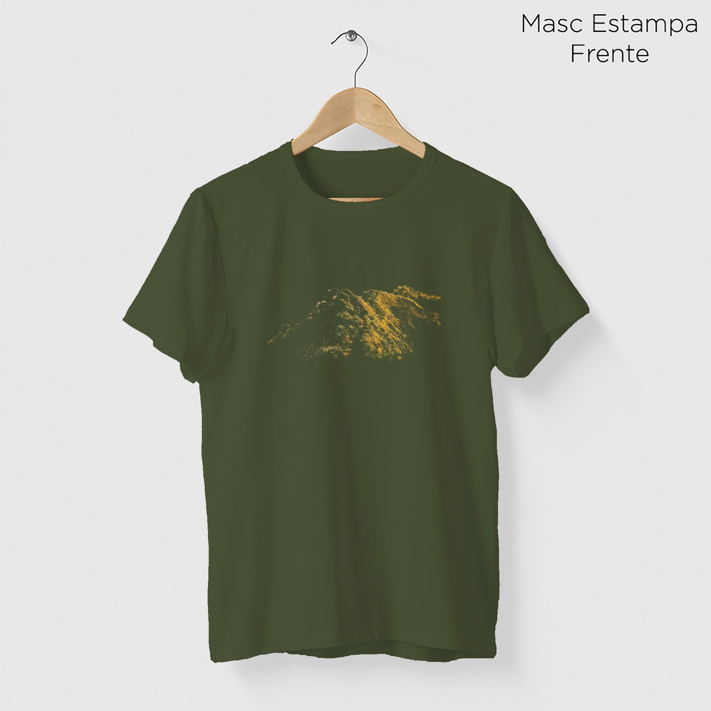 Camiseta Amazônia ISC TRILHA DA CRISTA - VERDE ESCURO - cód 2118