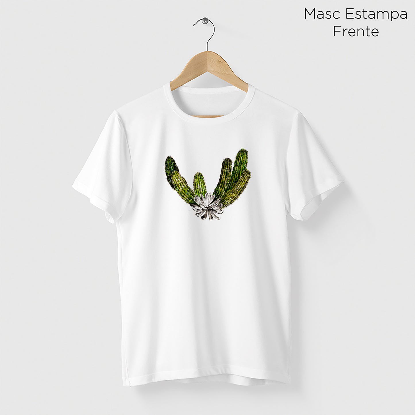 Camiseta Amazônia ISC CACTO - BRANCO - cód 2119