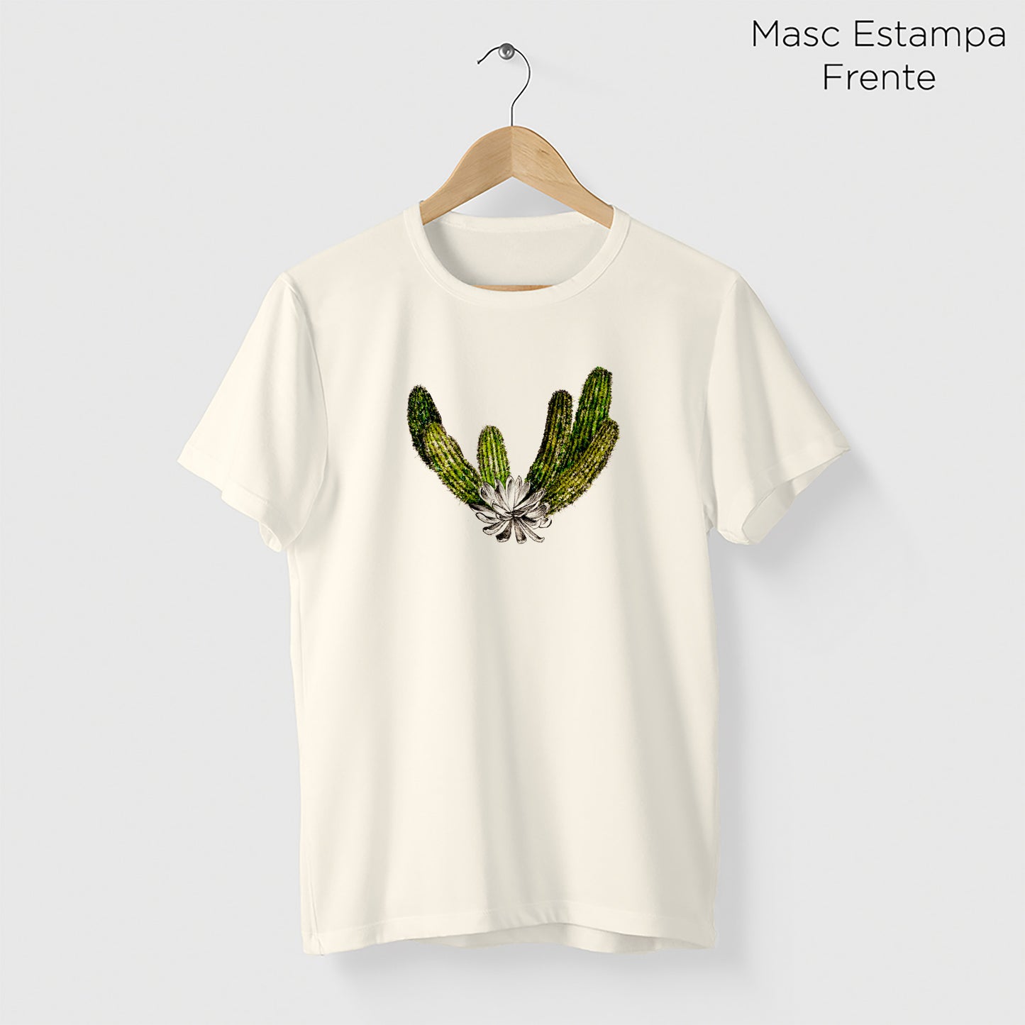 Camiseta Amazônia ISC CACTO - OFF WHITE - cód 2119