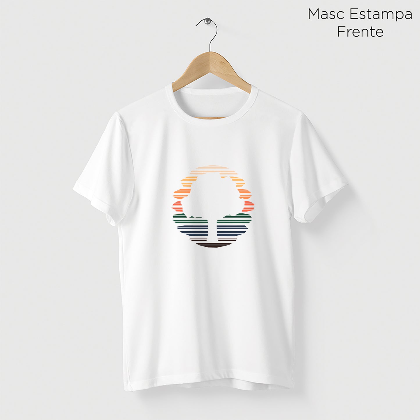 Camiseta Amazônia PANTONE LOGO - BRANCO - cód 2123