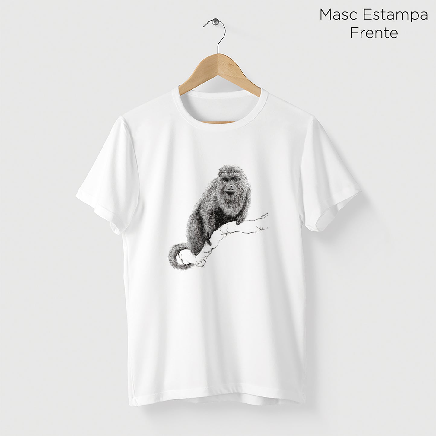 Camiseta Amazônia BUGIO - BRANCO - cód 2140