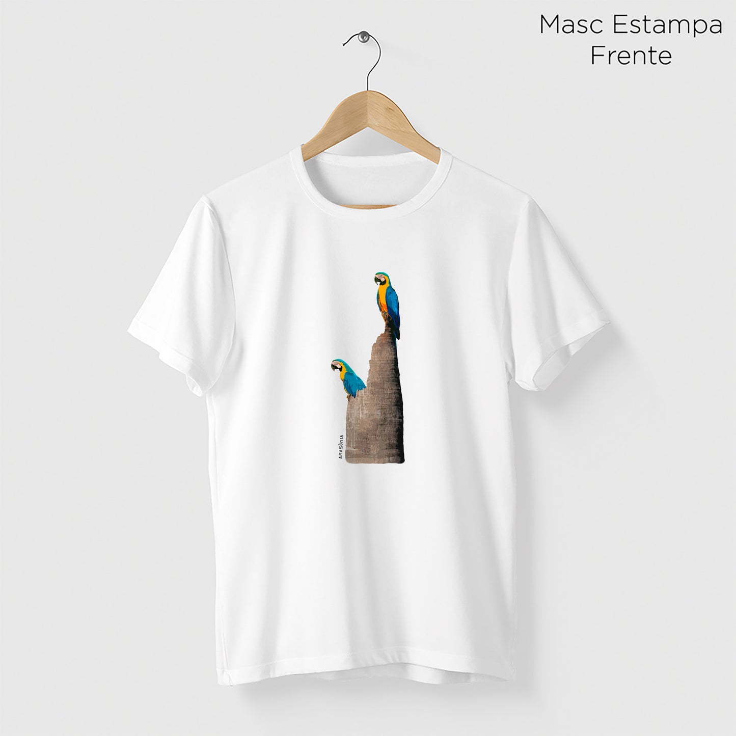 Camiseta Amazônia TRONCO ARARA - BRANCO - cód 2147