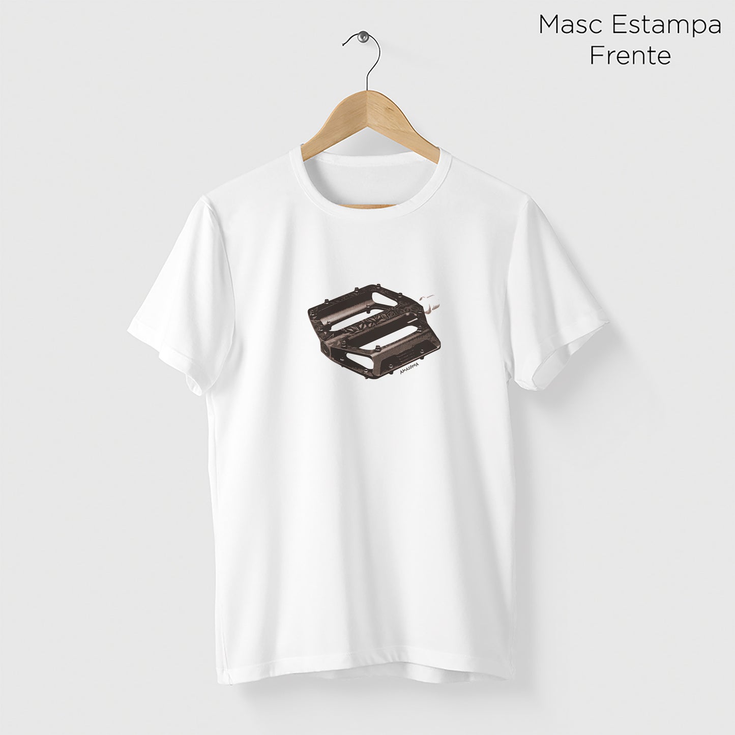 Camiseta Amazônia PEDAL – BRANCO - cód 2165