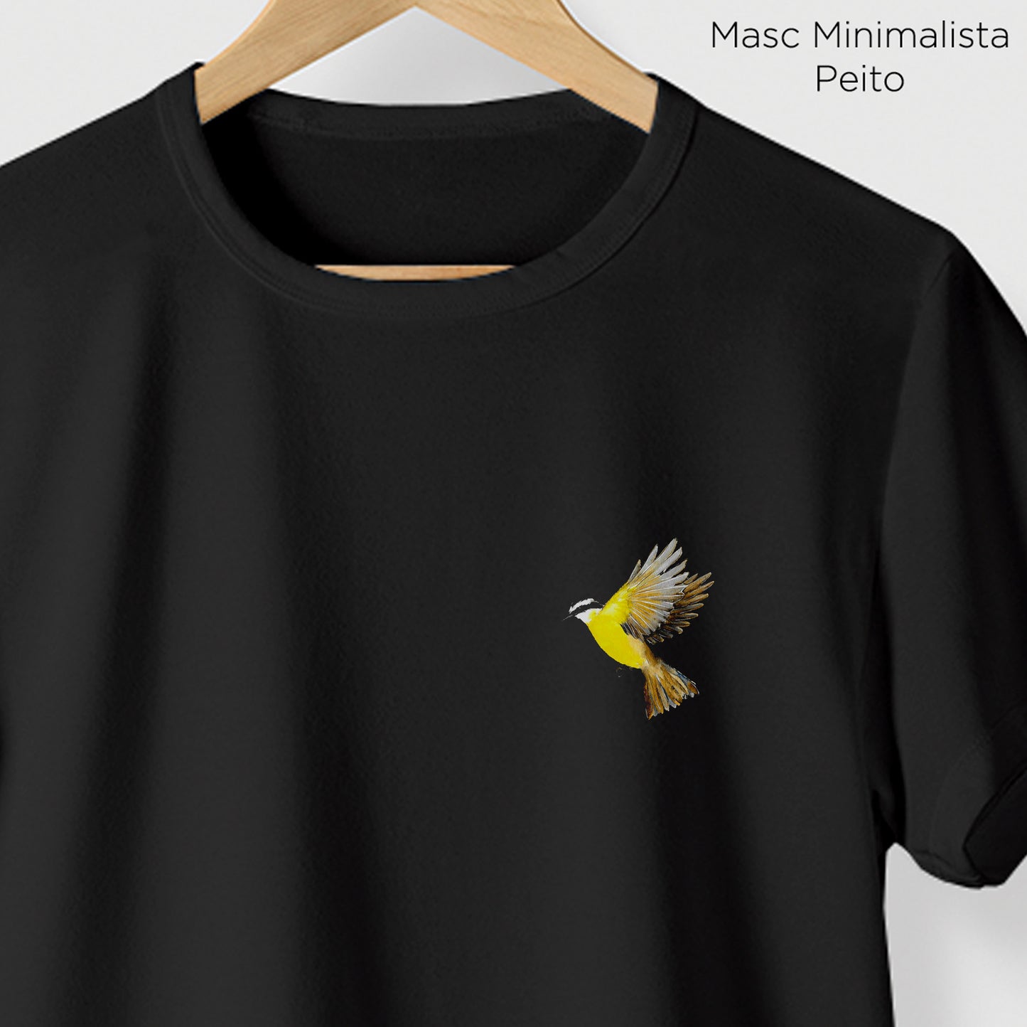 Camiseta Amazônia BEM-TE-VI - PRETO - cód 10507