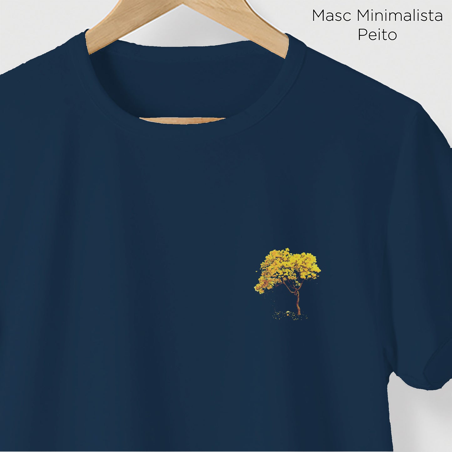 Camiseta Amazônia CORES IPÊ - AZUL - cód 10560