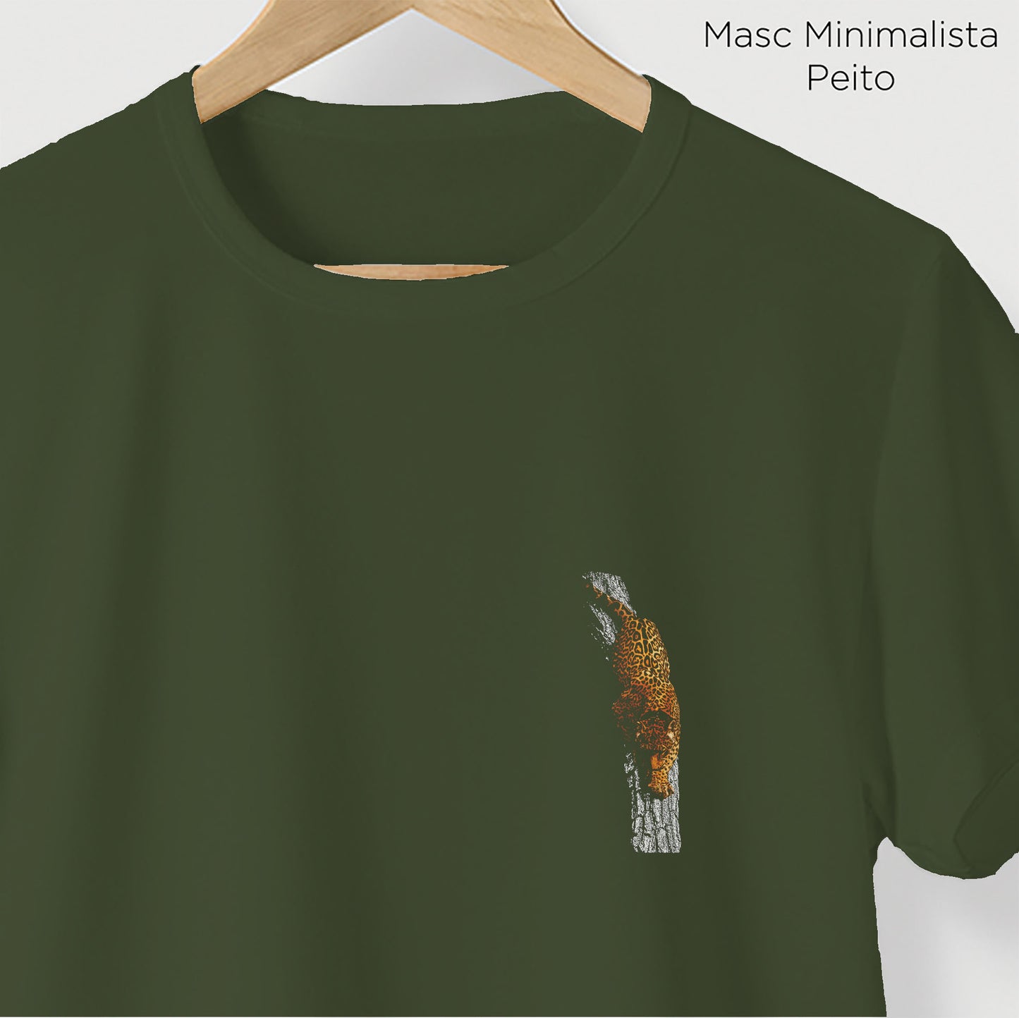 Camiseta Amazônia ONÇARARA TRONCO - VERDE ESCURO - cód 2072