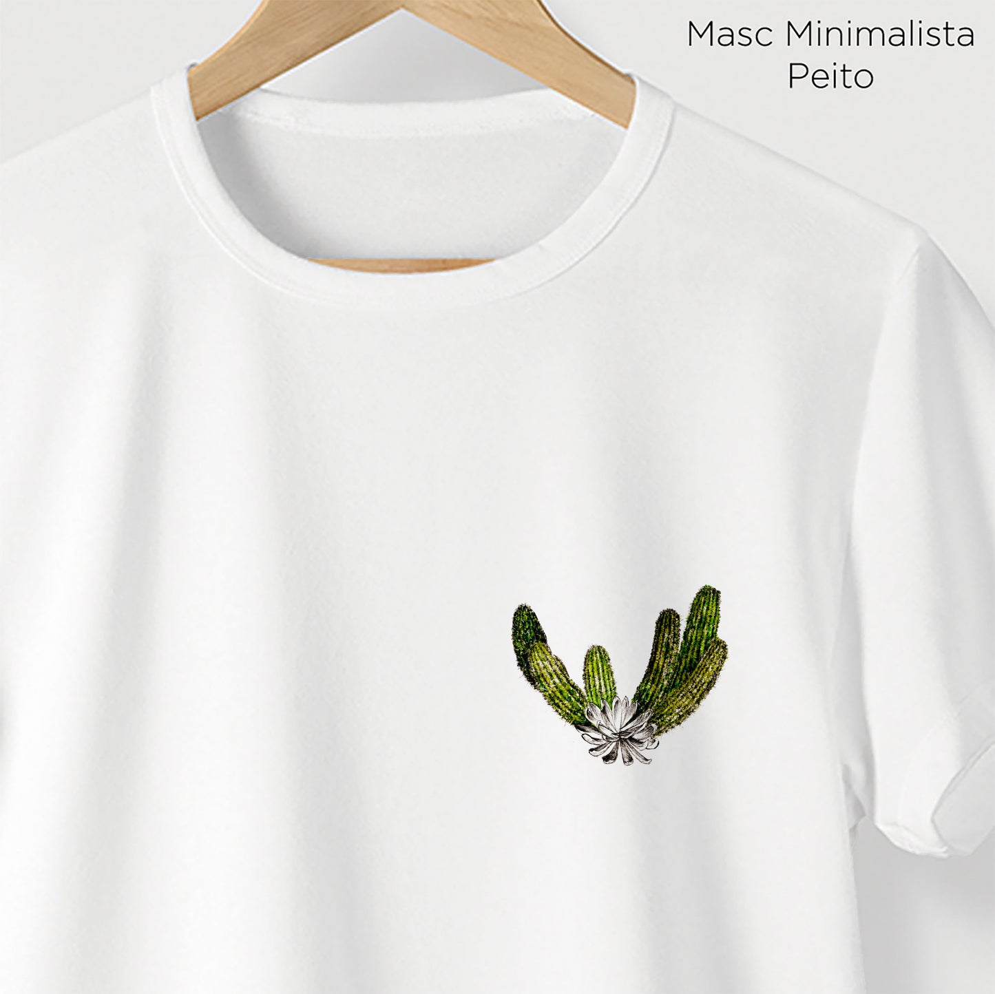 Camiseta Amazônia ISC CACTO - BRANCO - cód 2119