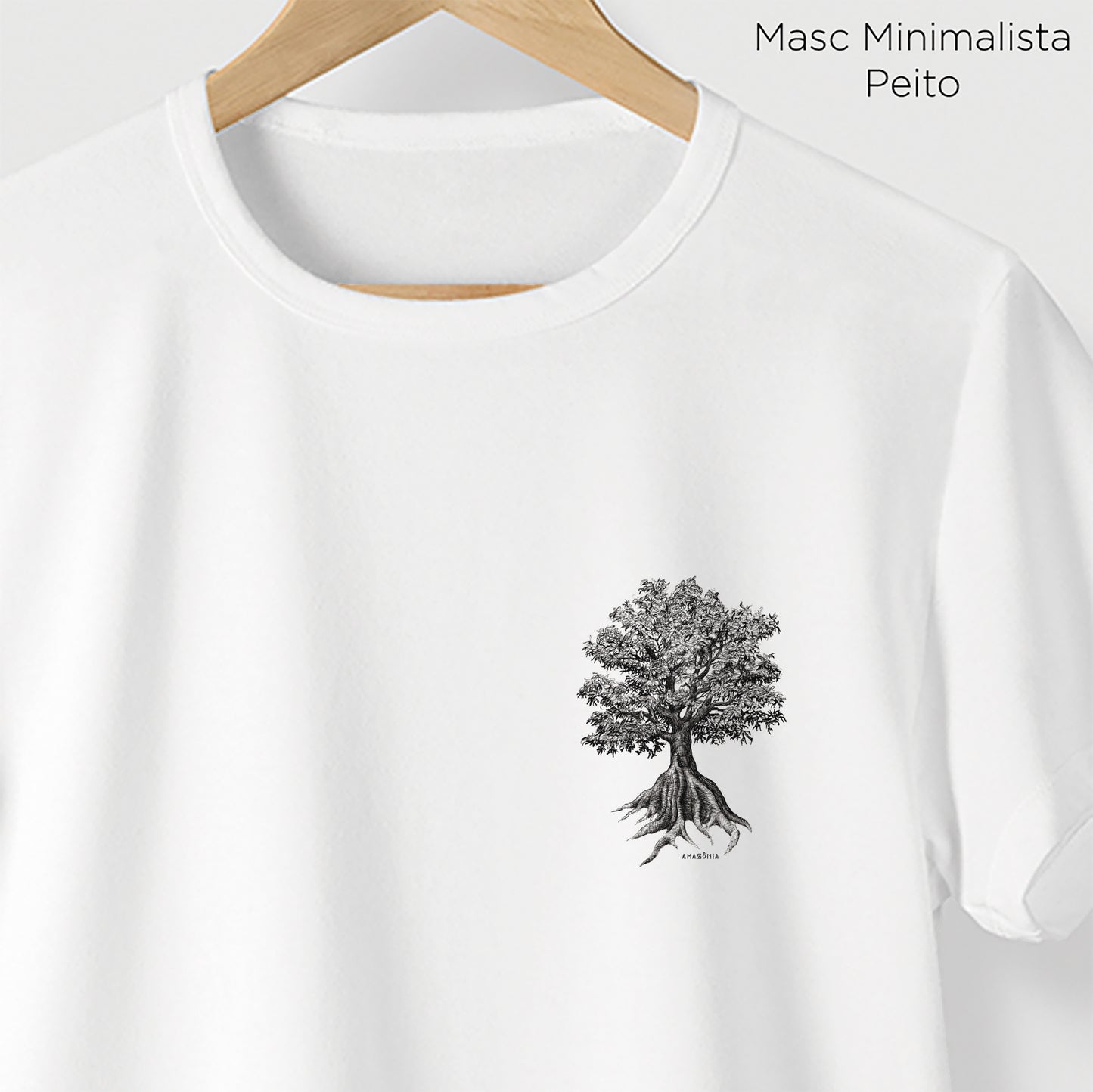 Camiseta Amazônia SUMAÚMA - BRANCO - cód 2139