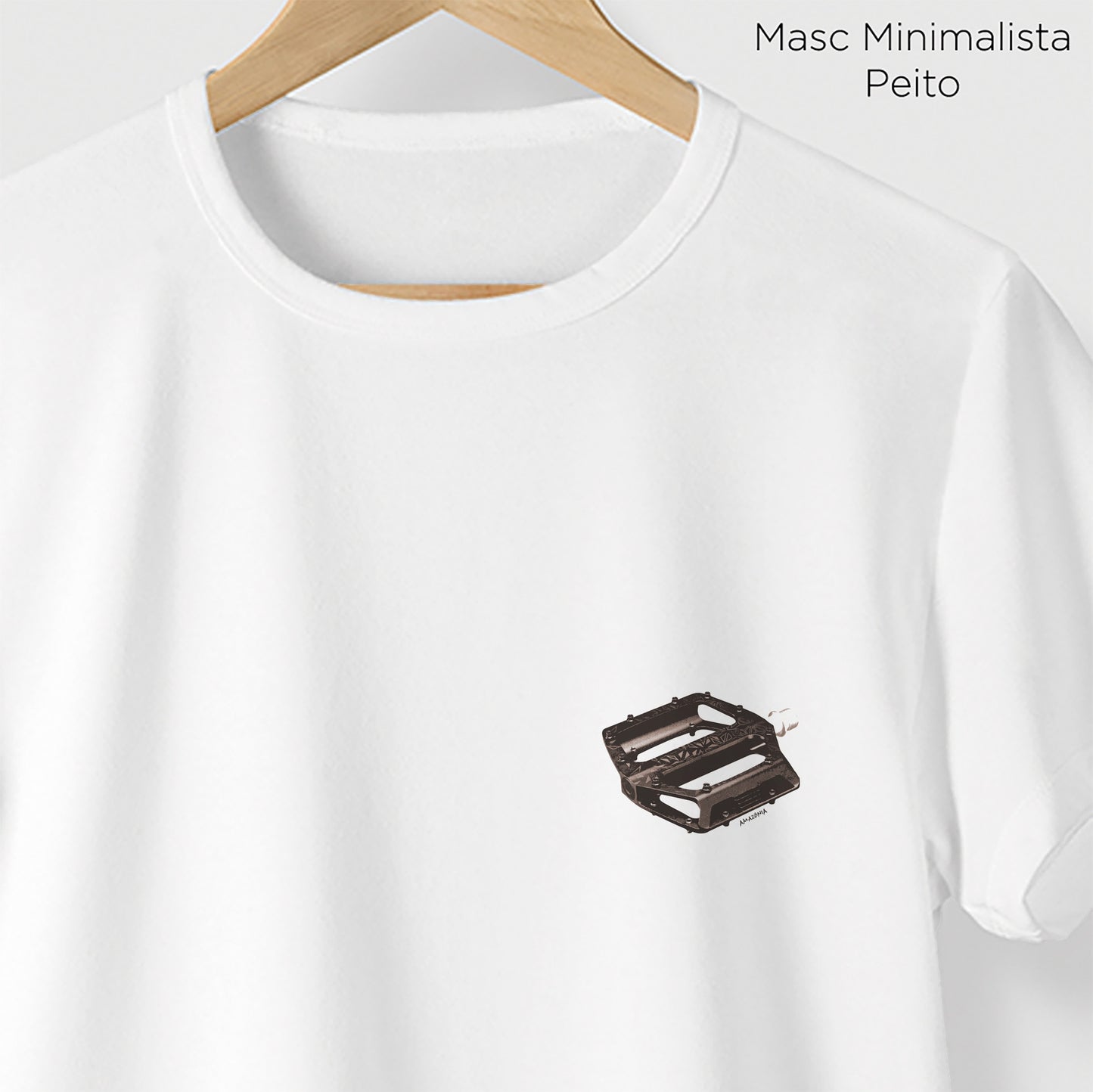 Camiseta Amazônia PEDAL – BRANCO - cód 2165
