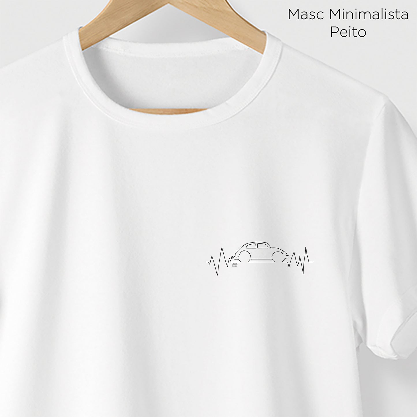 Camiseta Amazônia CAF ELETROCARDIO - BRANCO - cód caf0001