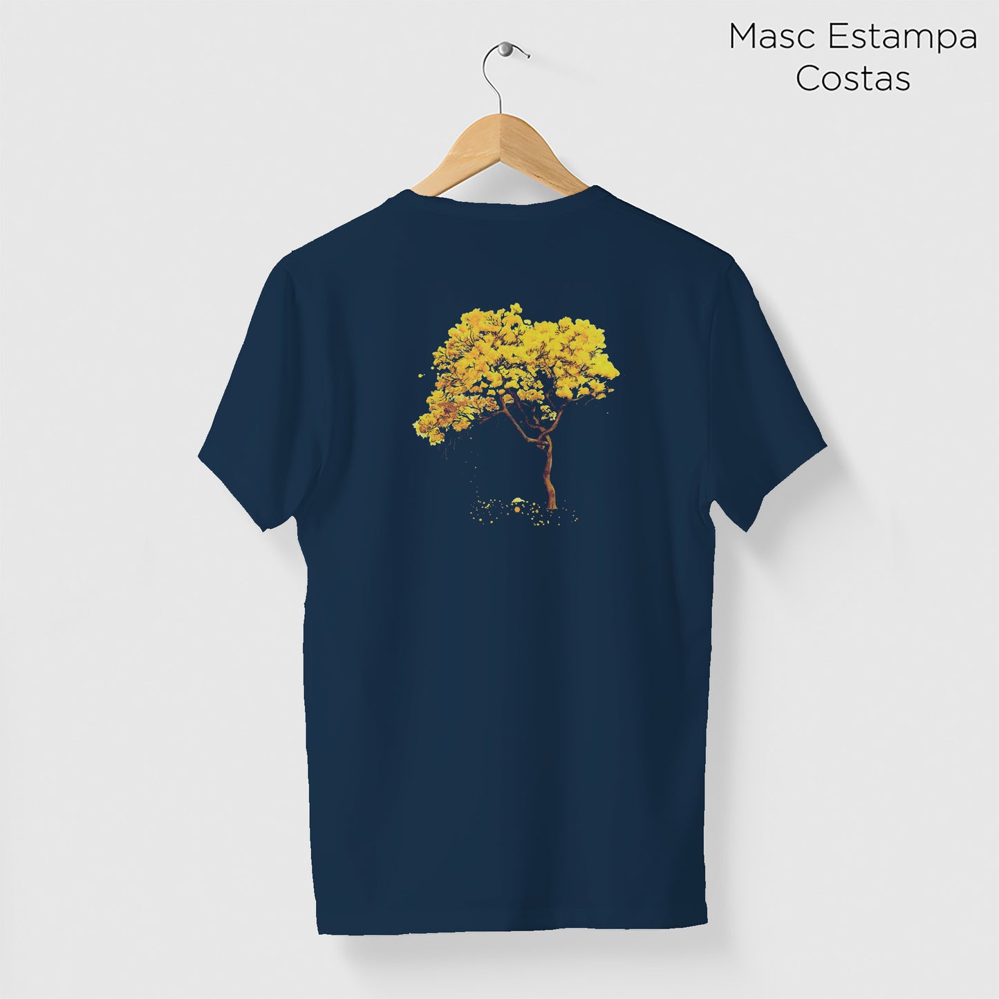Camiseta Amazônia CORES IPÊ - AZUL - cód 10560