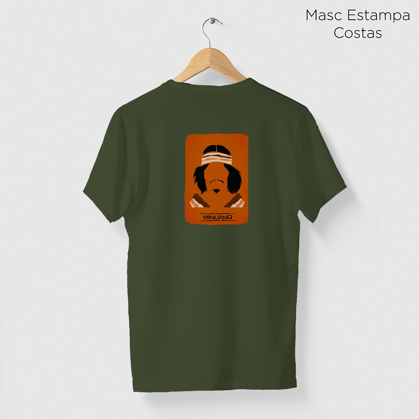 Camiseta Amazônia ORIGENS MINUANO - VERDE ESCURO - cód 10578