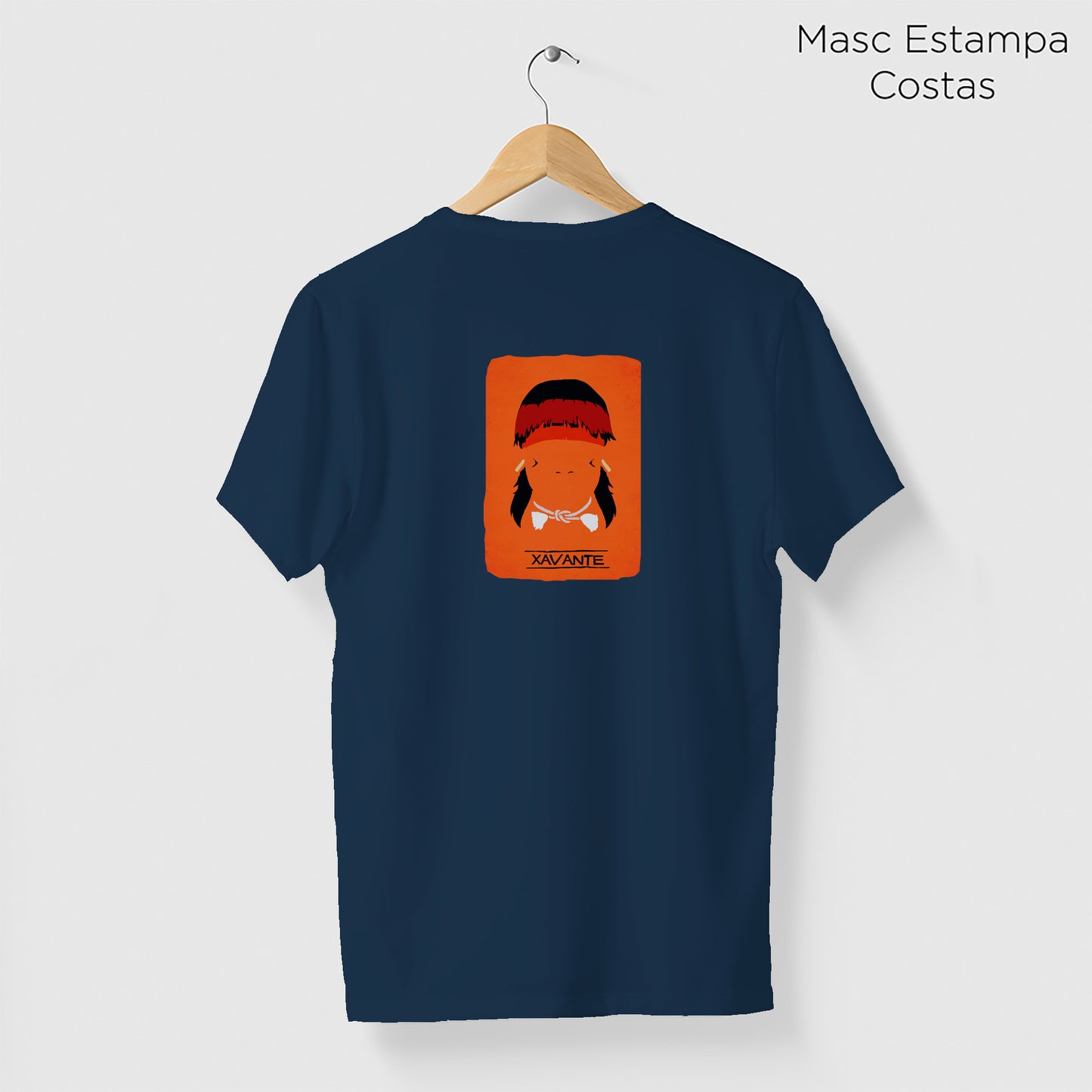 Camiseta Amazônia ORIGENS XAVANTE - AZUL MARINHO - cód 10581