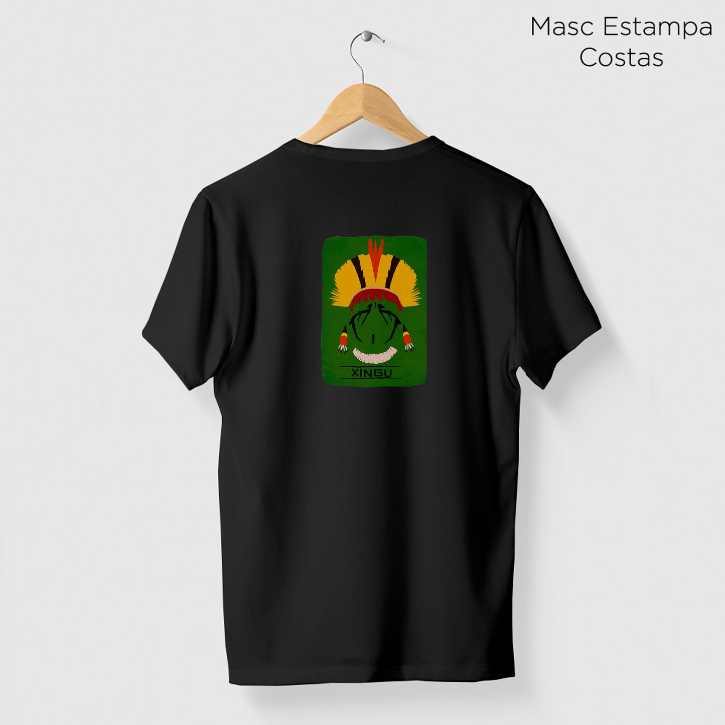 Camiseta Amazônia ORIGENS XINGU - PRETO - cód 10582