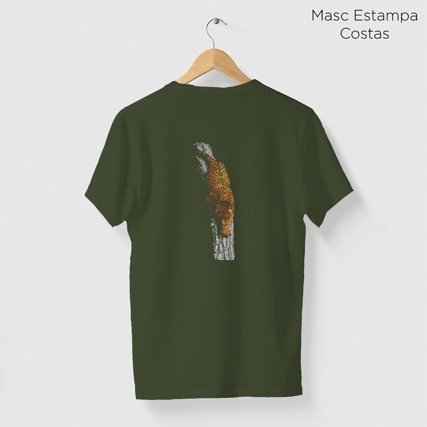 Camiseta Amazônia ONÇARARA TRONCO - VERDE ESCURO - cód 2072