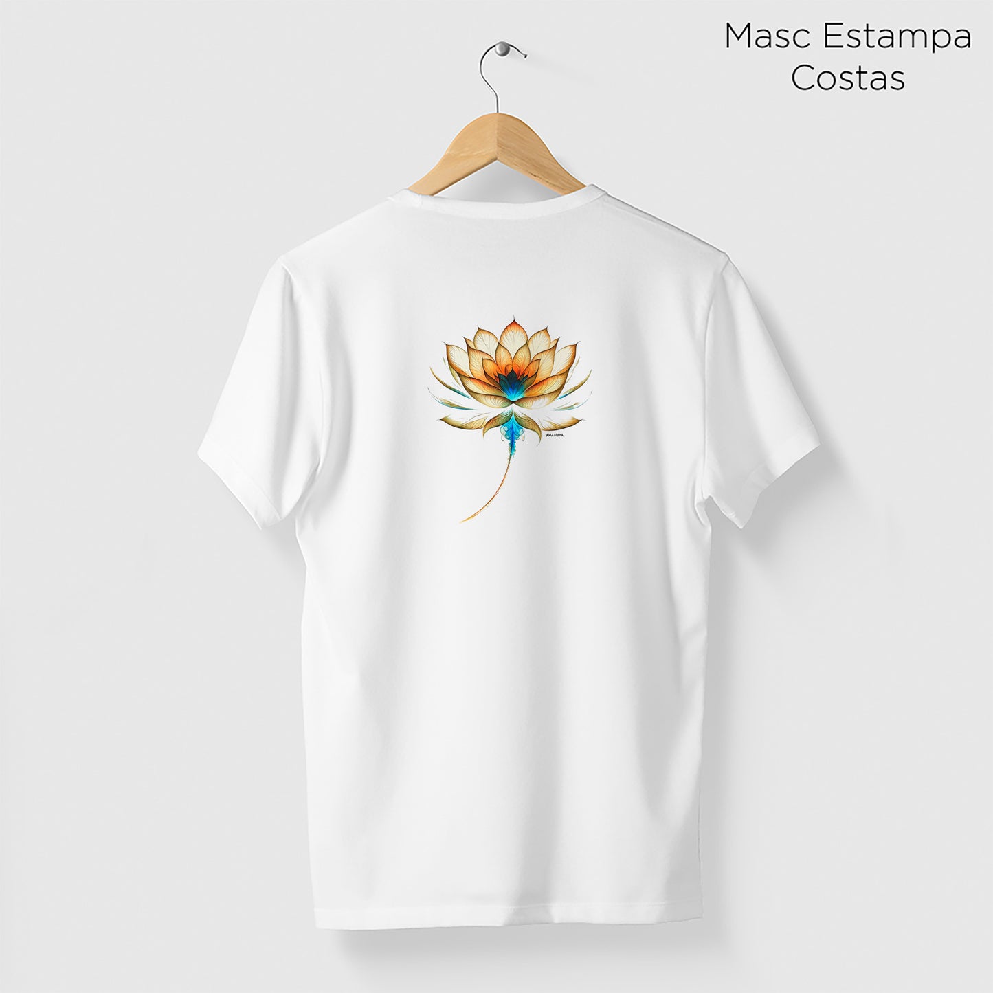 Camiseta Amazônia BIO NEON - BRANCO - cód 2090