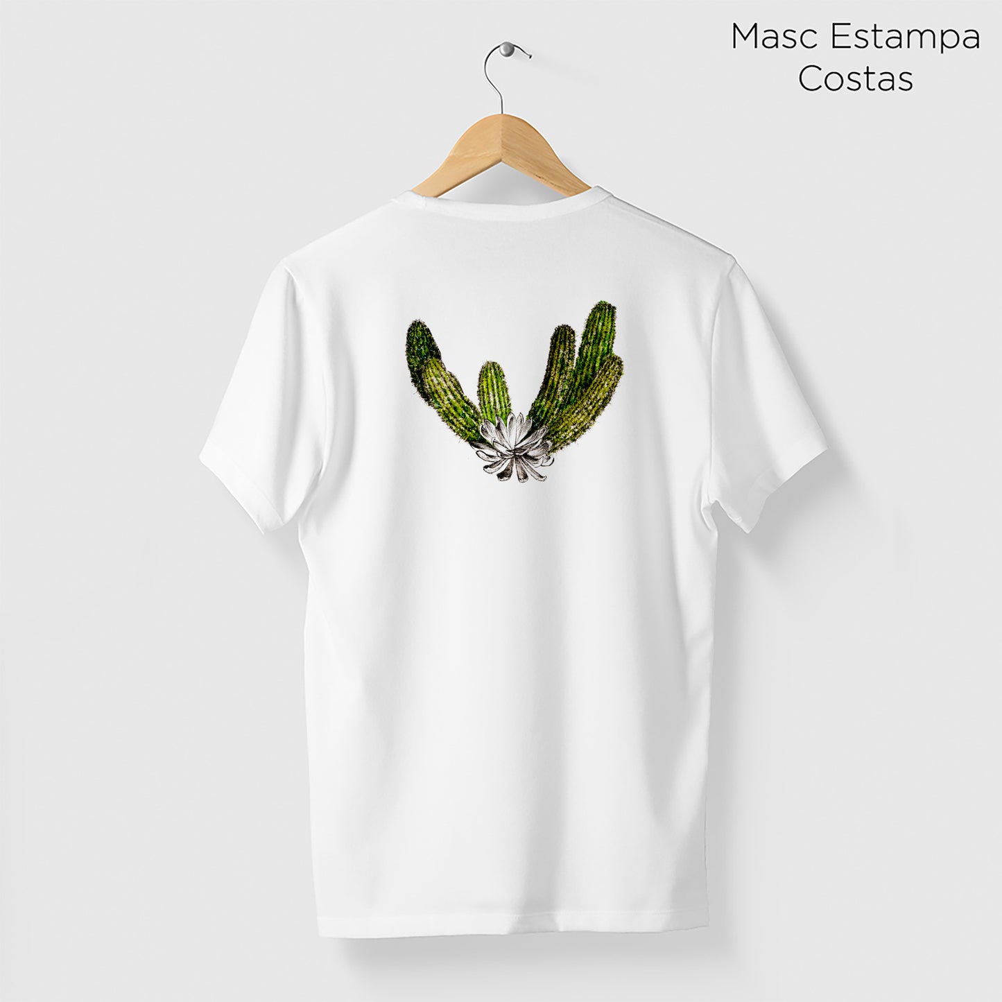 Camiseta Amazônia ISC CACTO - BRANCO - cód 2119