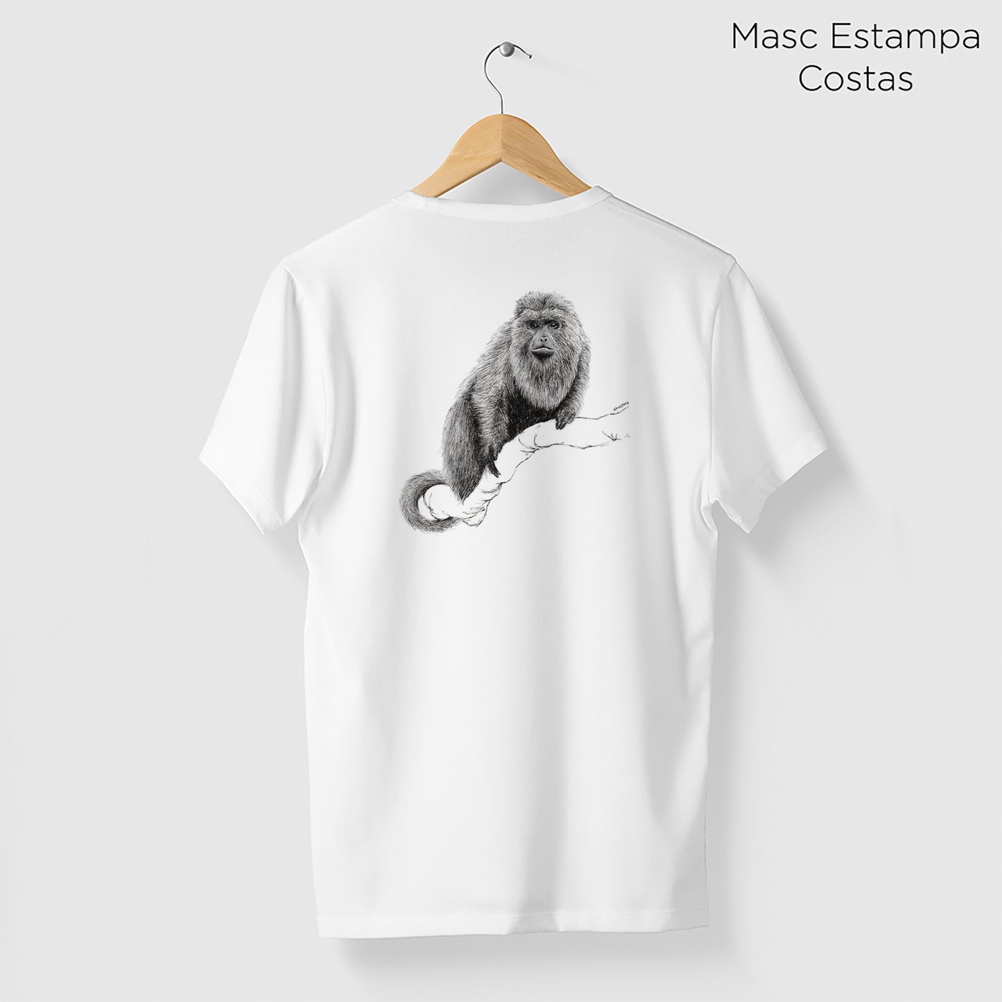 Camiseta Amazônia BUGIO - BRANCO - cód 2140