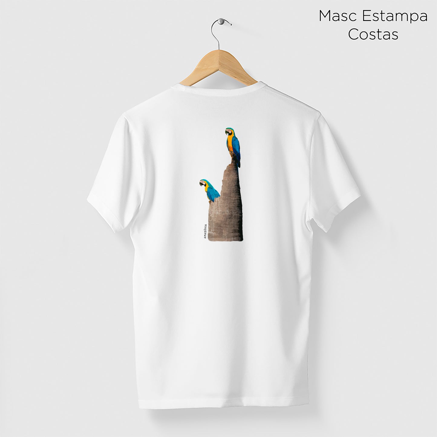 Camiseta Amazônia TRONCO ARARA - BRANCO - cód 2147