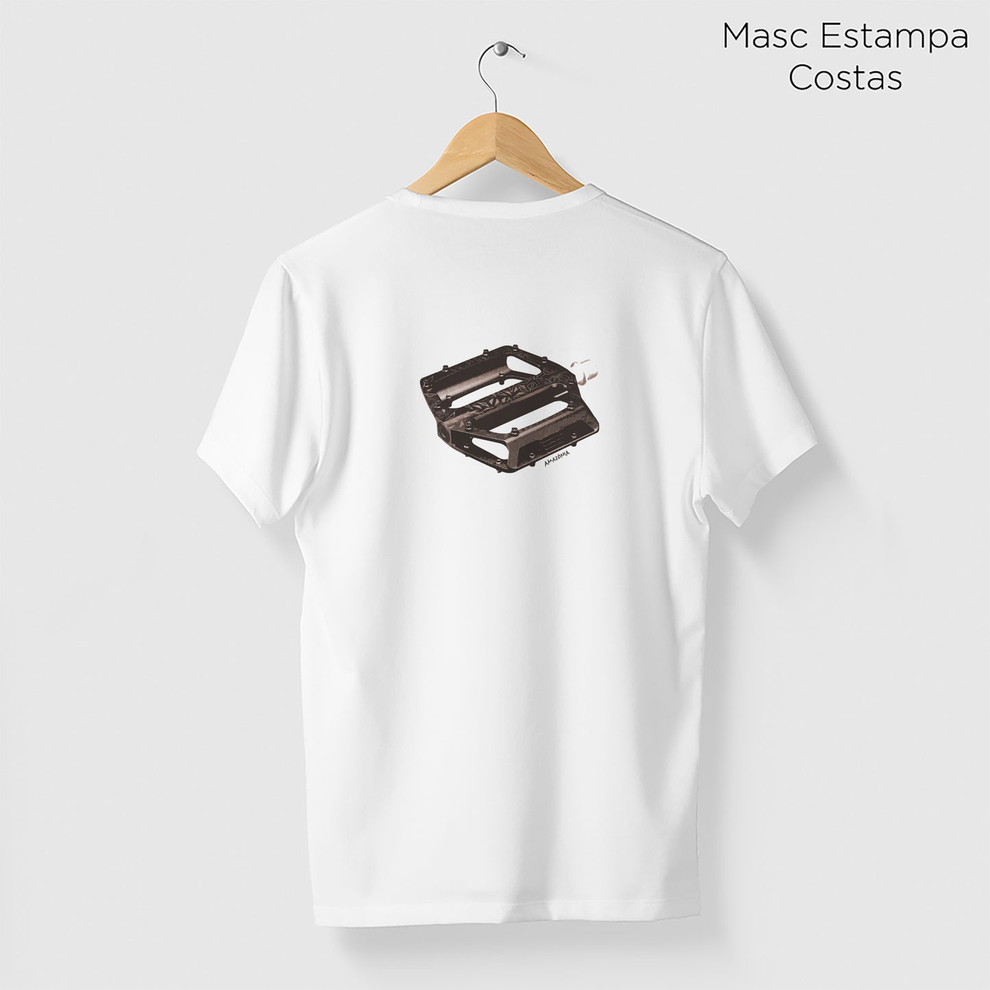 Camiseta Amazônia PEDAL – BRANCO - cód 2165