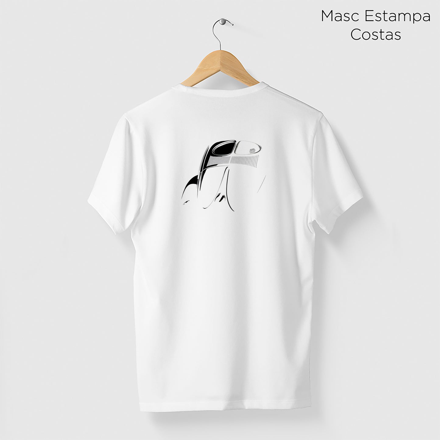 Camiseta Amazônia CAF FUSCA - BRANCO - cód caf0003