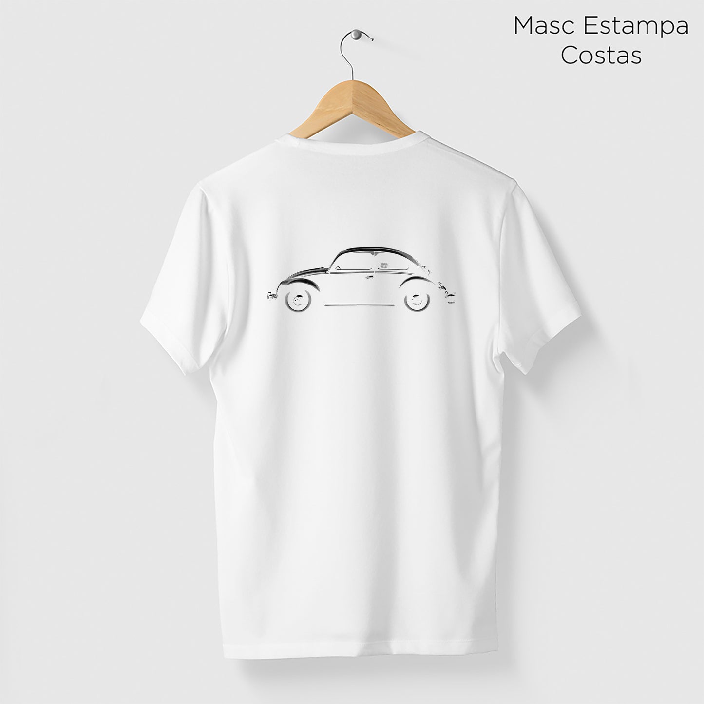 Camiseta Amazônia CAF FUSCA - BRANCO - cód caf0005