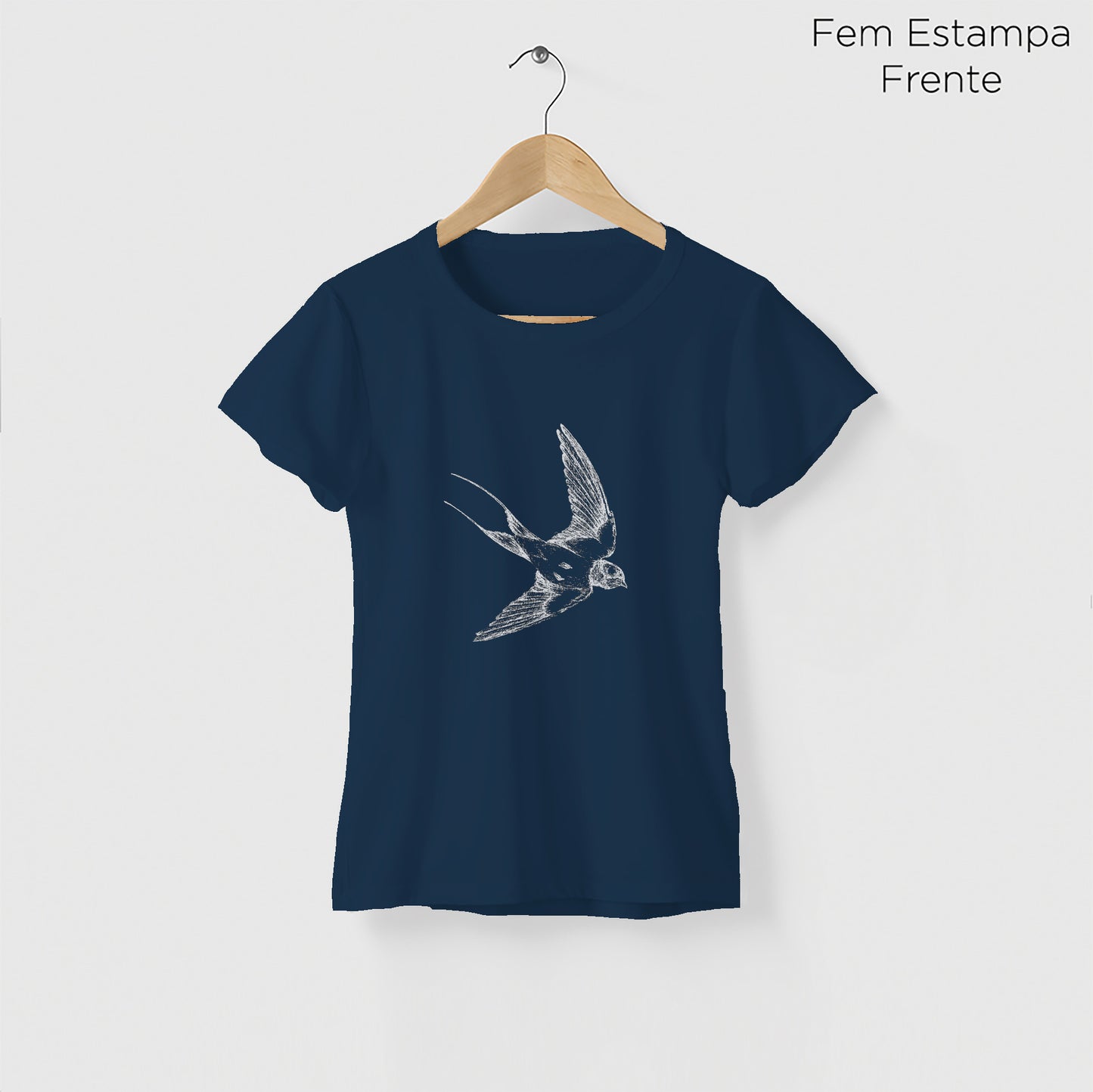 Camiseta Amazônia ANDORINHA - AZUL - cód 10501