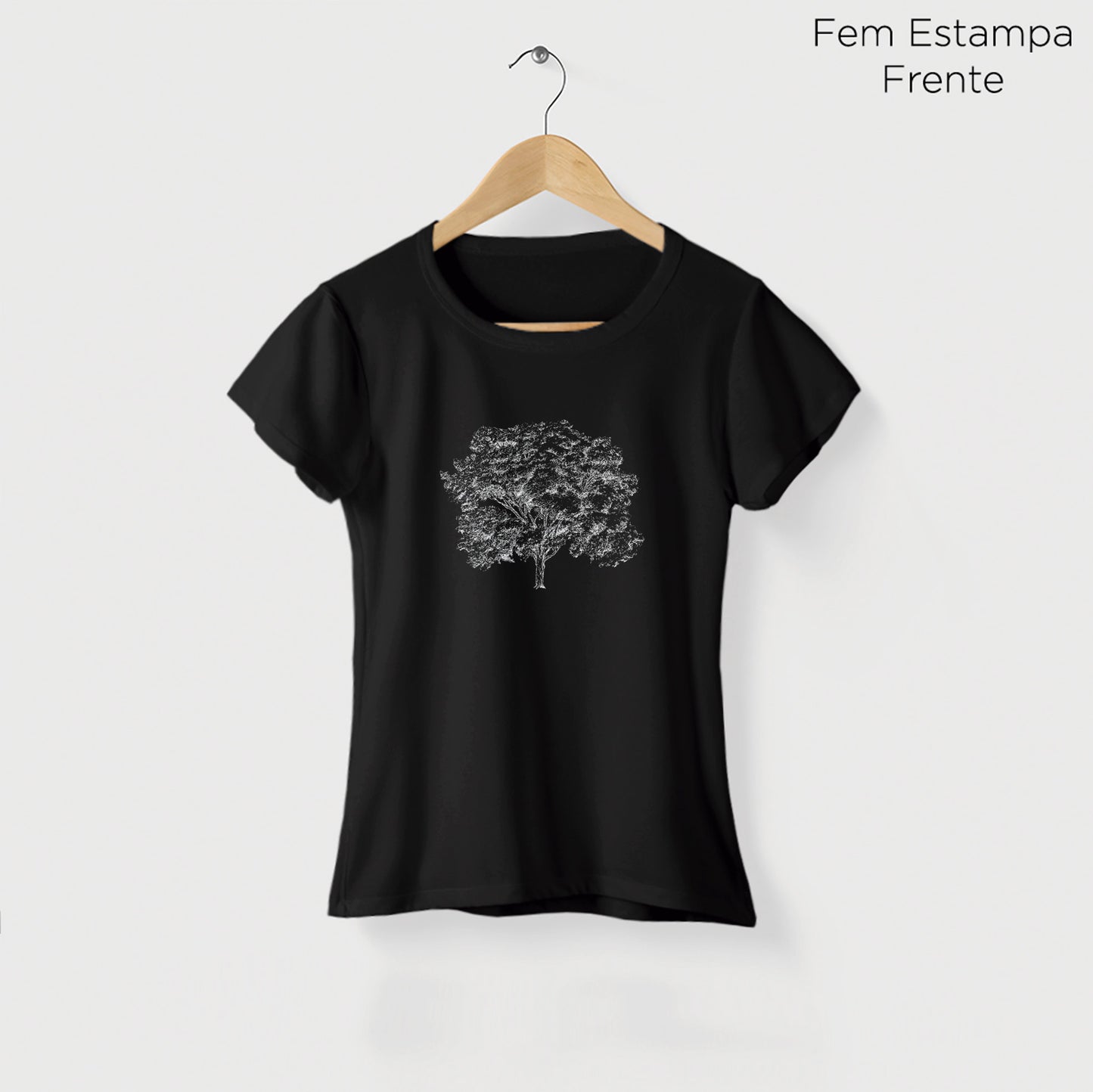 Camiseta Amazônia PAU-BRASIL - PRETO - cód 10506