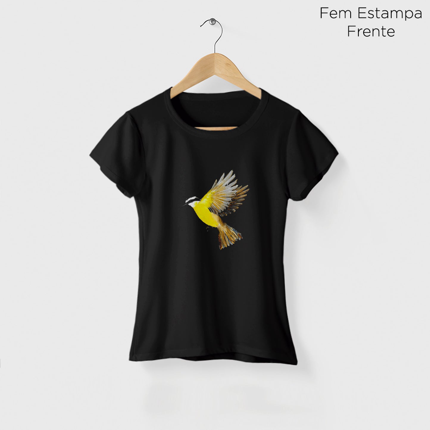 Camiseta Amazônia BEM-TE-VI - PRETO - cód 10507