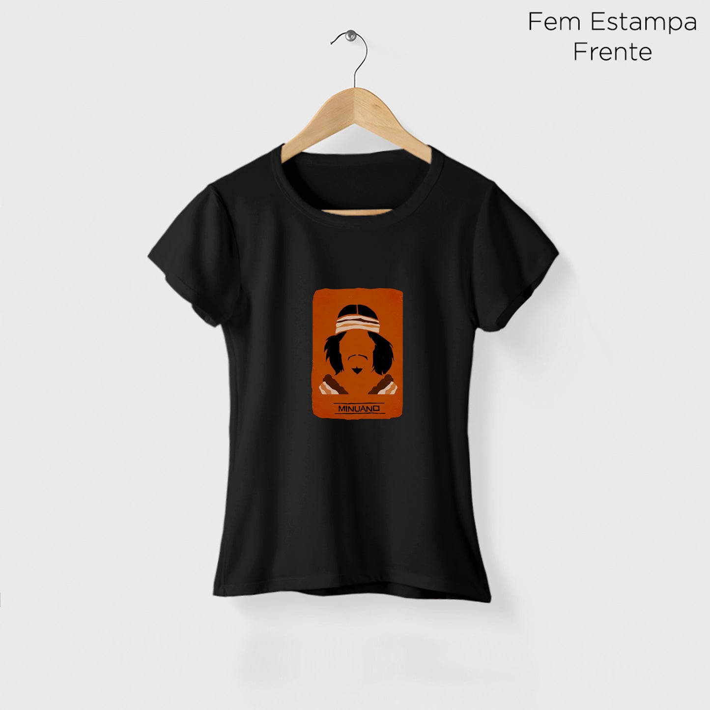 Camiseta Amazônia ORIGENS MINUANO - PRETO - cód 10578