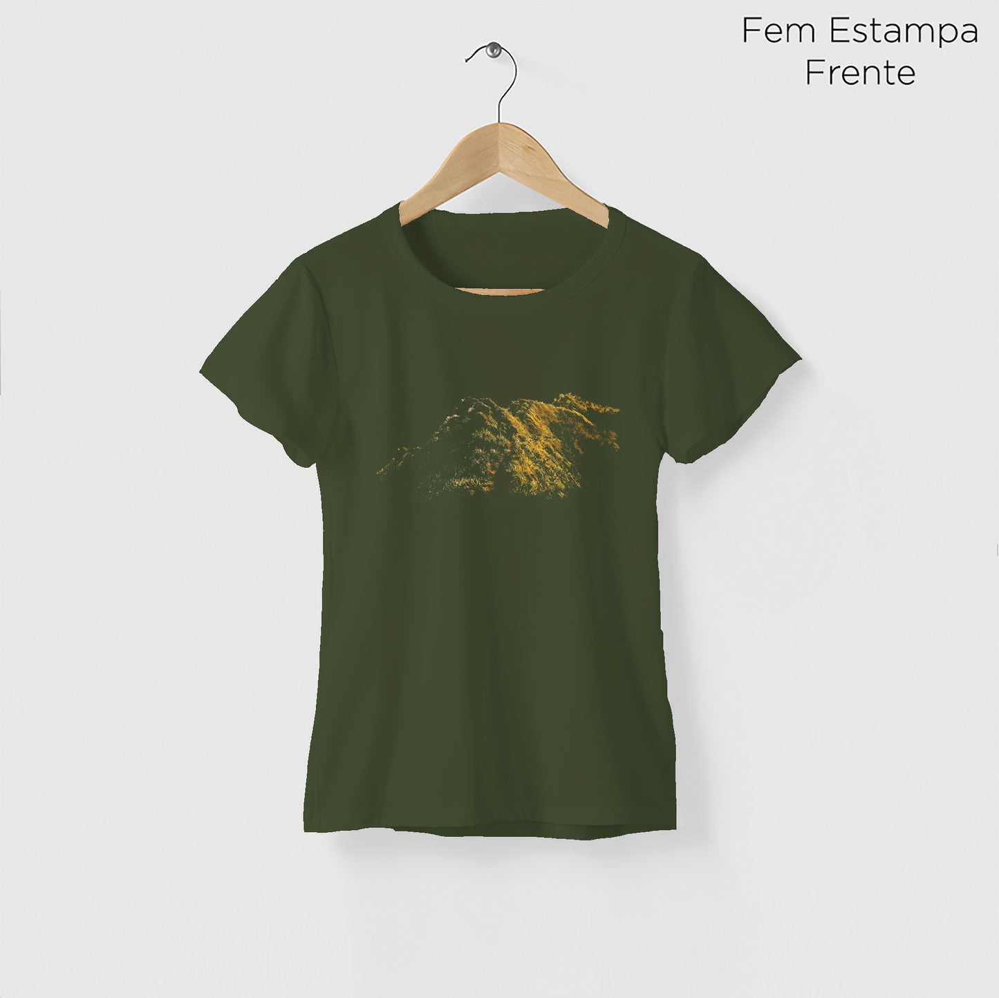 Camiseta Amazônia ISC TRILHA DA CRISTA - VERDE ESCURO - cód 2118