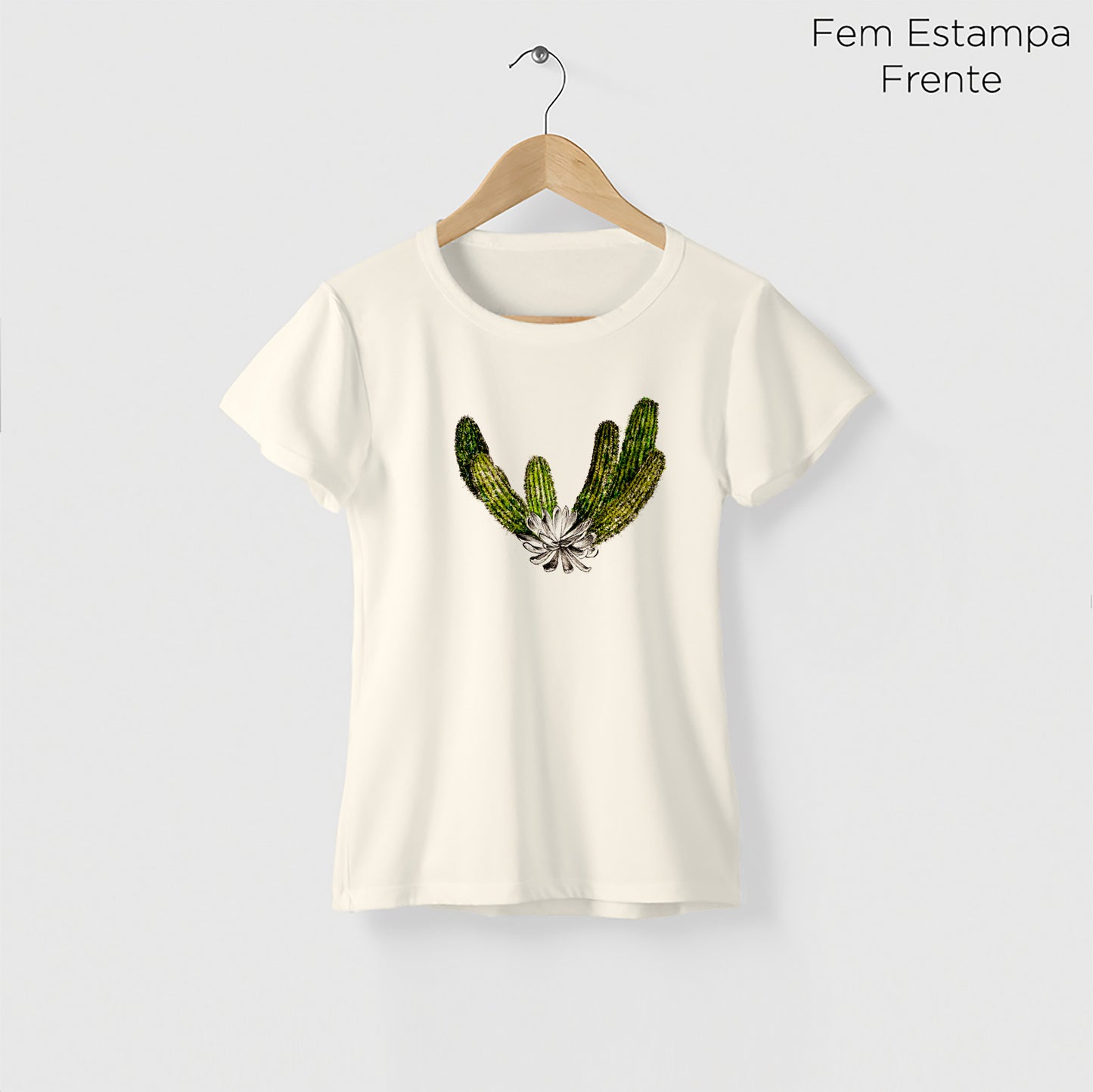 Camiseta Amazônia ISC CACTO - OFF WHITE - cód 2119