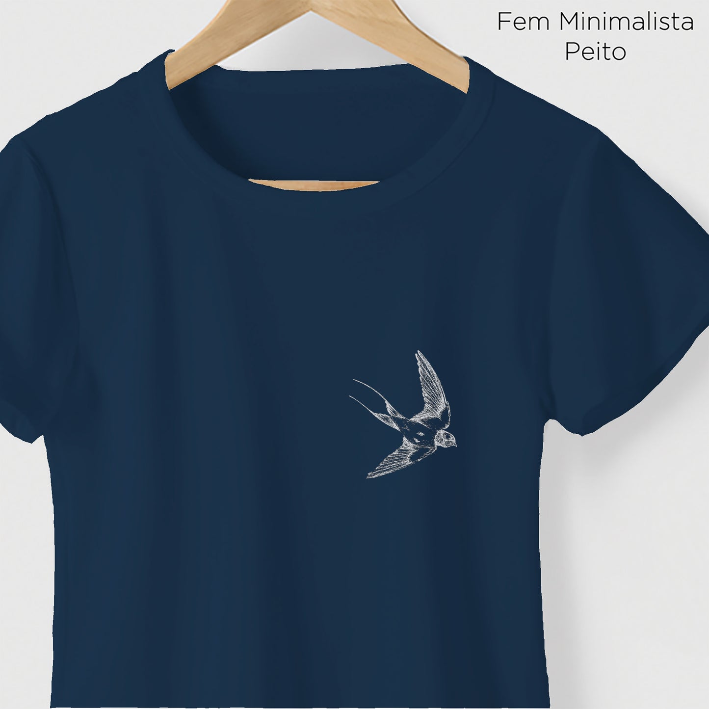 Camiseta Amazônia ANDORINHA - AZUL - cód 10501