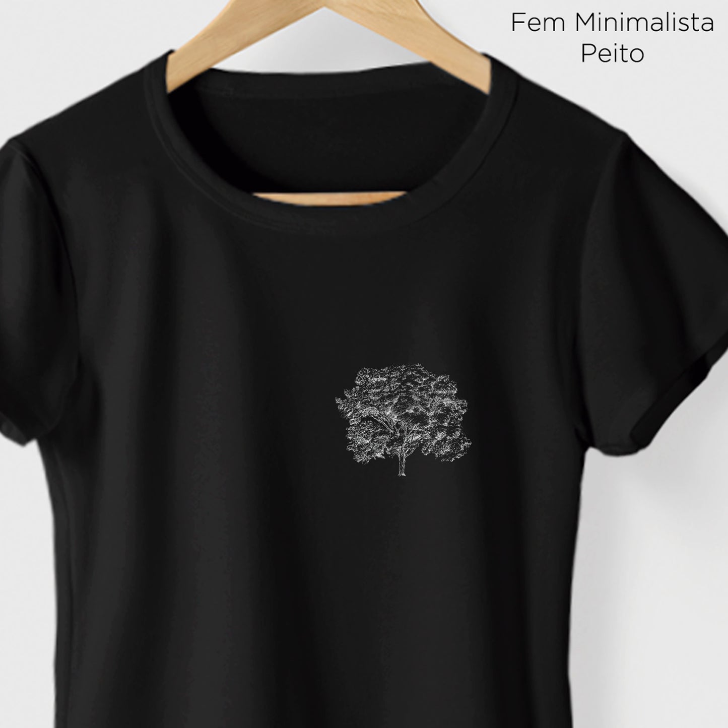 Camiseta Amazônia PAU-BRASIL - PRETO - cód 10506