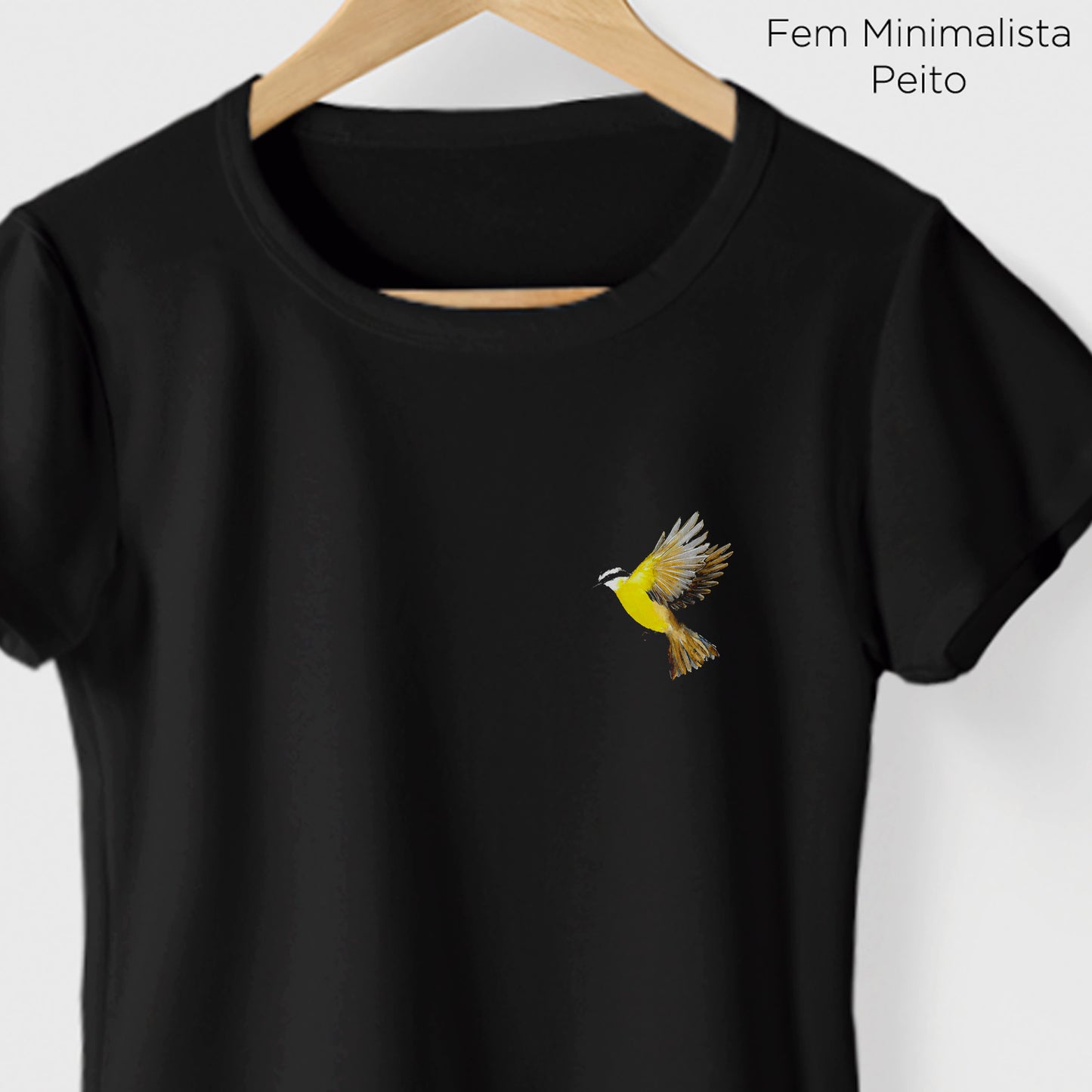 Camiseta Amazônia BEM-TE-VI - PRETO - cód 10507