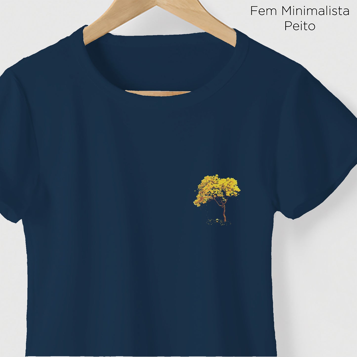 Camiseta Amazônia CORES IPÊ - AZUL - cód 10560