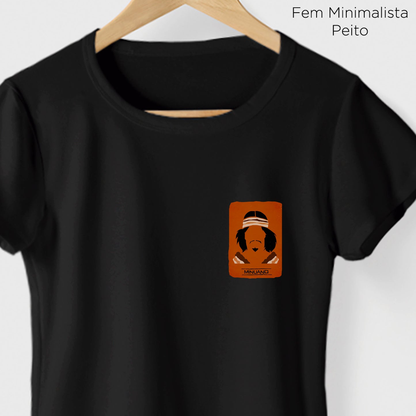 Camiseta Amazônia ORIGENS MINUANO - PRETO - cód 10578