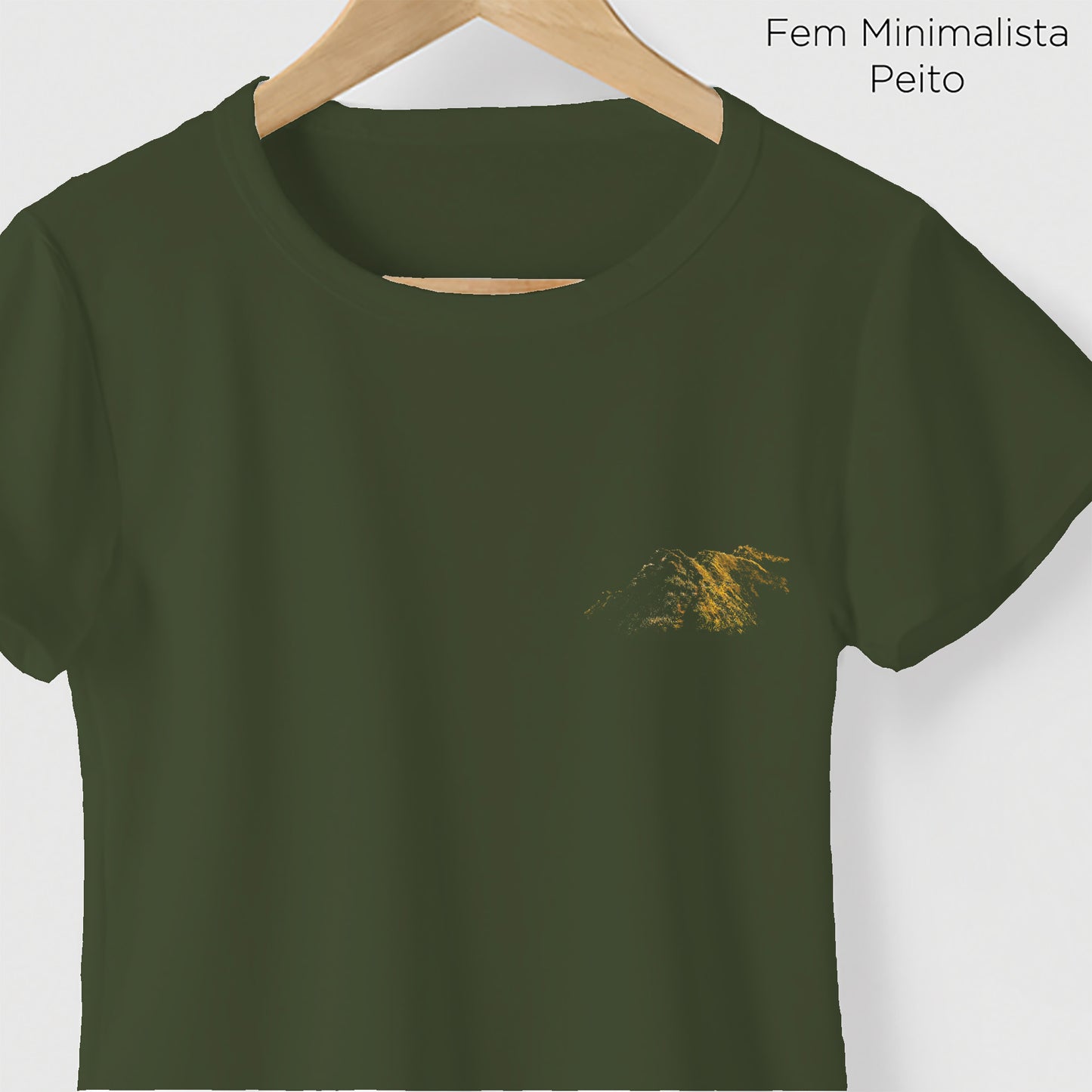 Camiseta Amazônia ISC TRILHA DA CRISTA - VERDE ESCURO - cód 2118